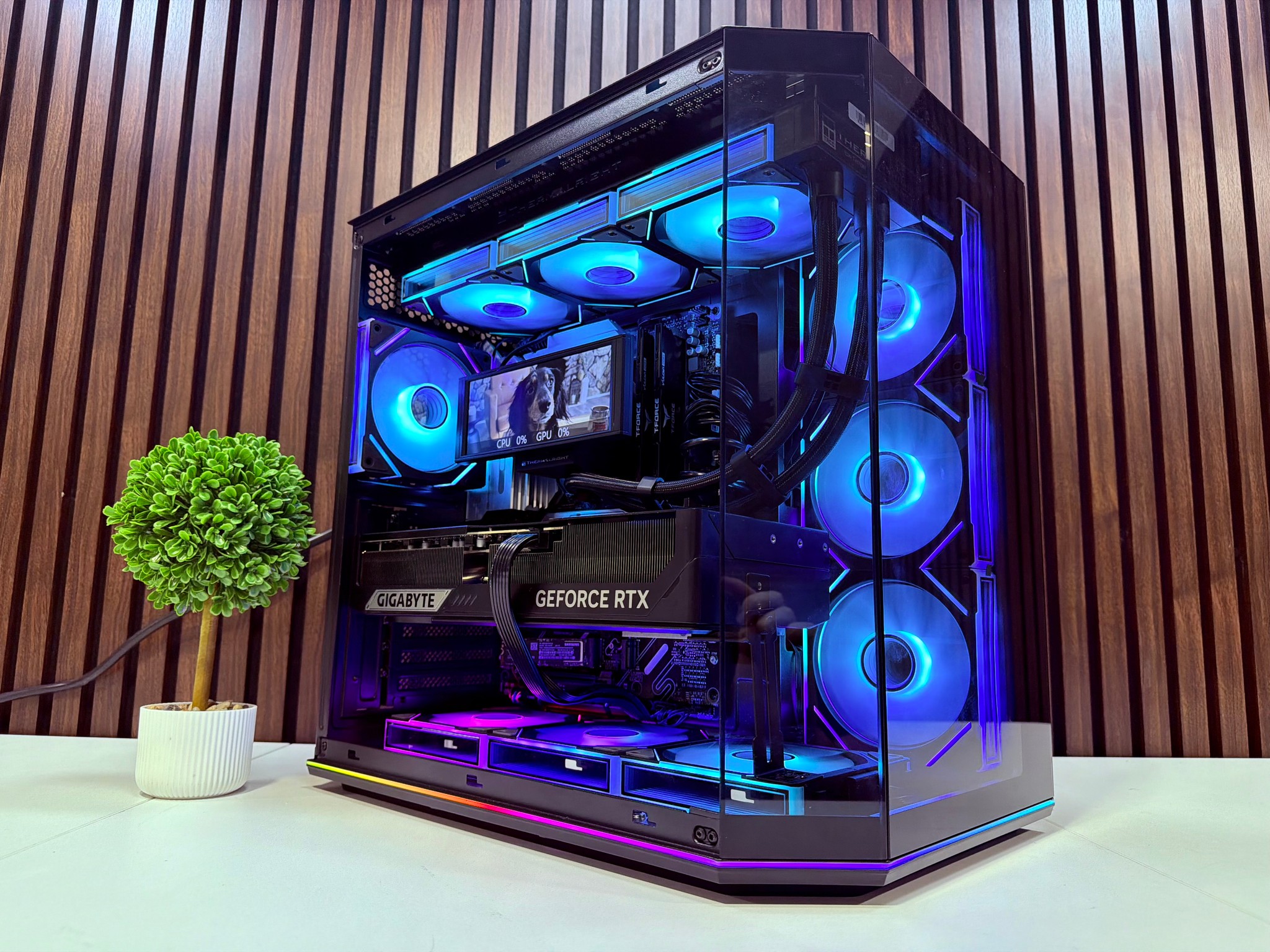 RTX 5090 | Ryzen 9950X3D | 64GB DDR5 | 4TB M.2 | 1200 Watt Gold PSU | LCD AIO