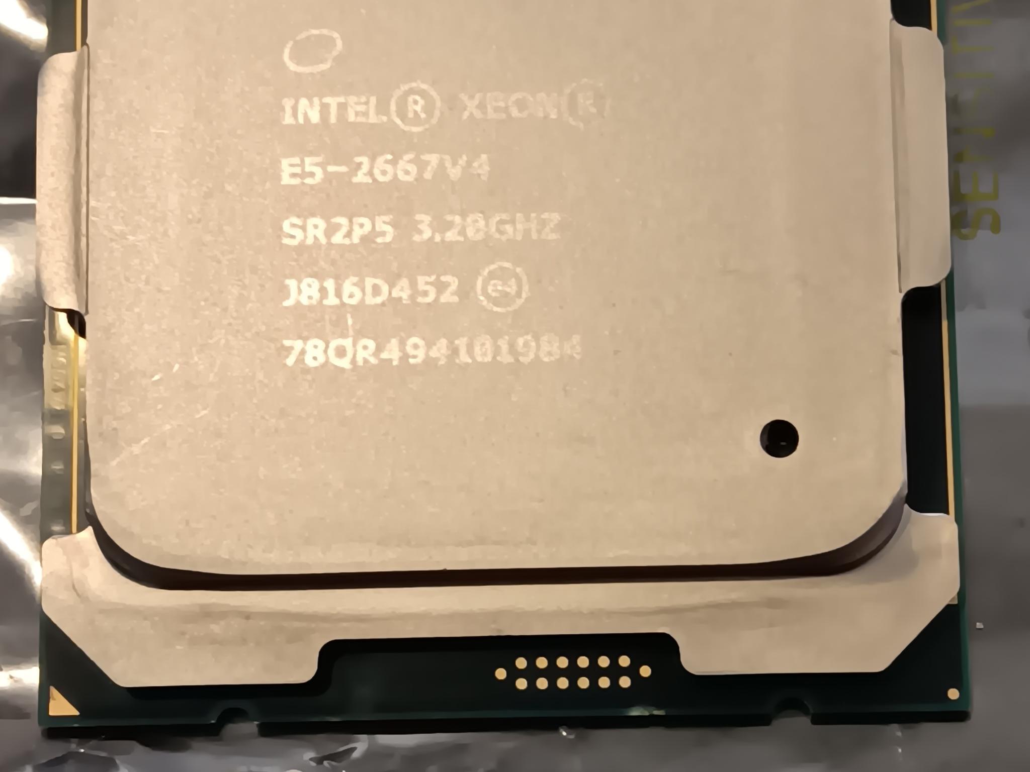Intel Xeon E5-2667 v4 3.2GHz 8 Core Skt 2011-3 Processor Tested
