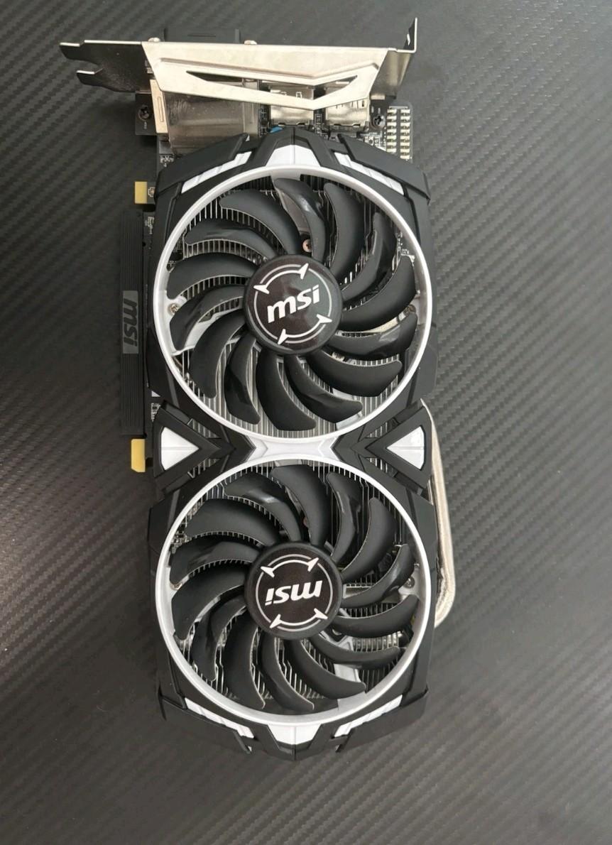 MSI Radeon Armor RX 580 4GB GDDR5 Graphics Card (RX 580 ARMOR 4G OC)