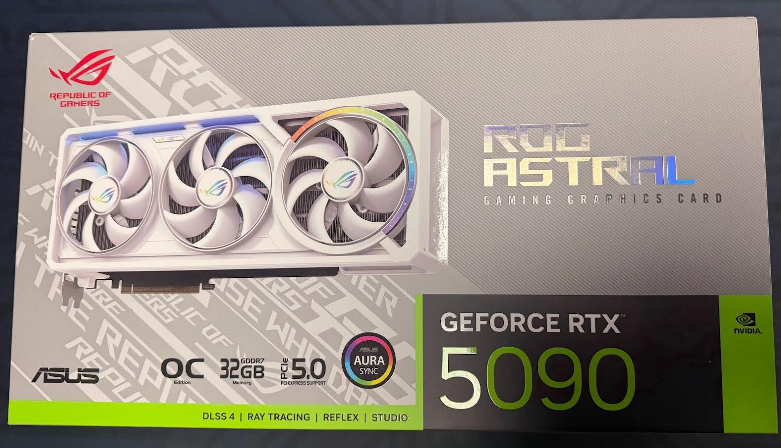 ASUS ROG Astral GeForce RTX 5090 32GB GDDR7 OC Edition