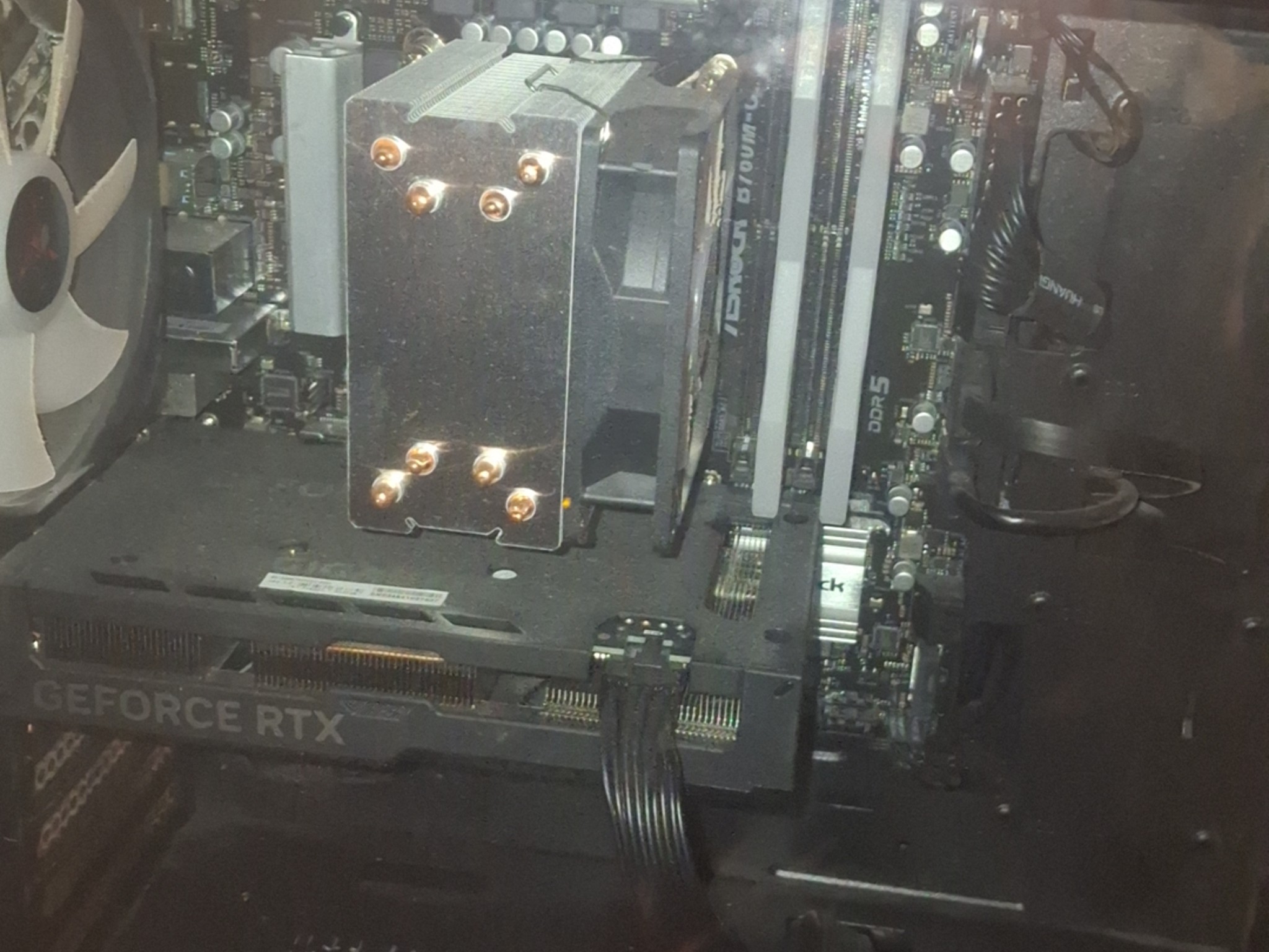Custom Gaming PC Build parts together are 1800