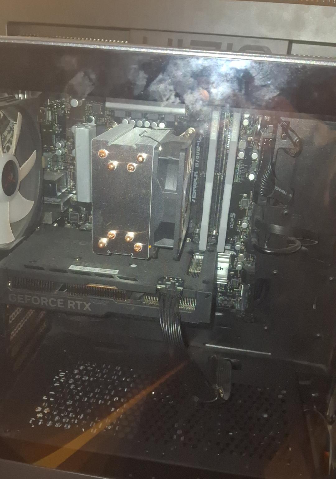 Custom Gaming PC Build parts together are 1800