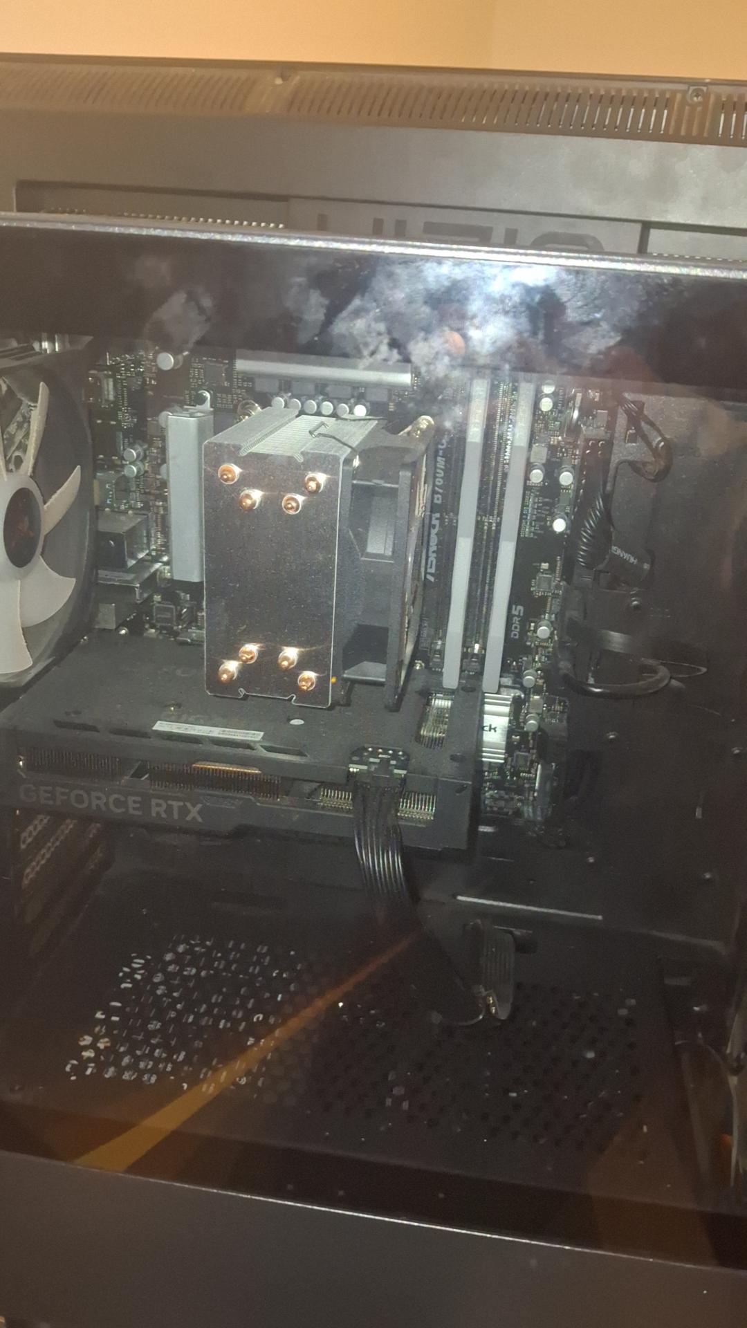 Custom Gaming PC Build parts together are 1800