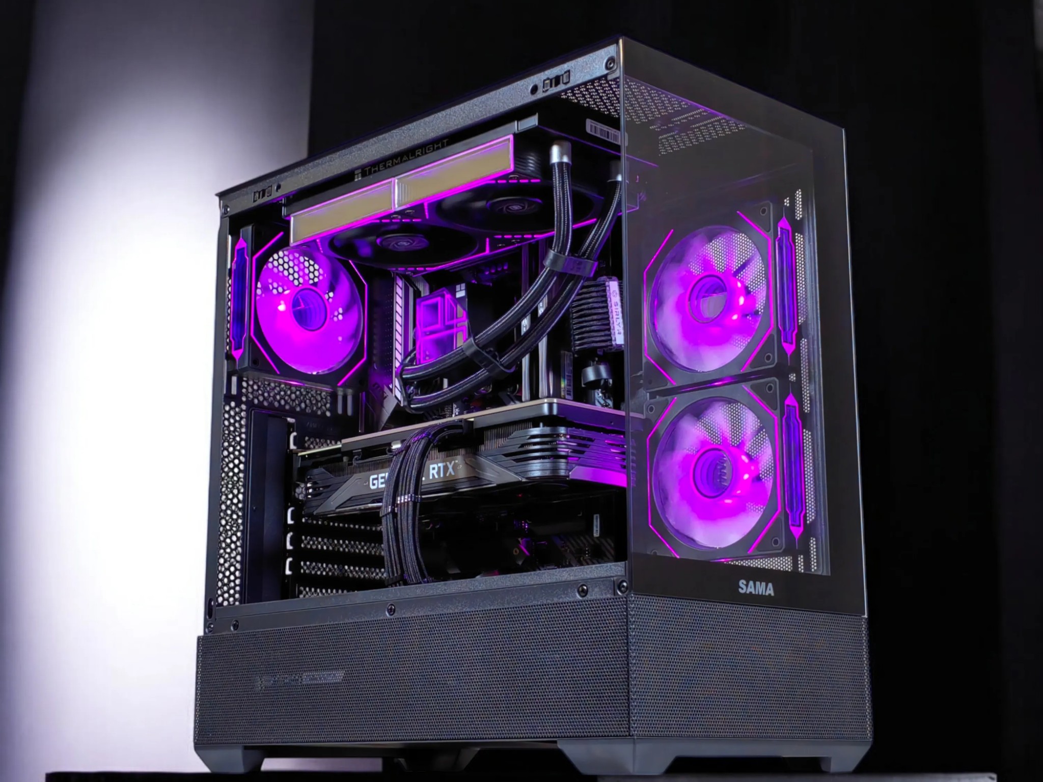 🚨Liquid Cooled Gaming PC🚀 Nvidia RTX 3080 10GB🚀AMD Ryzen 7 5700X3D 3D V-Cache🚀 32GB DDR4🚀1TB SSD