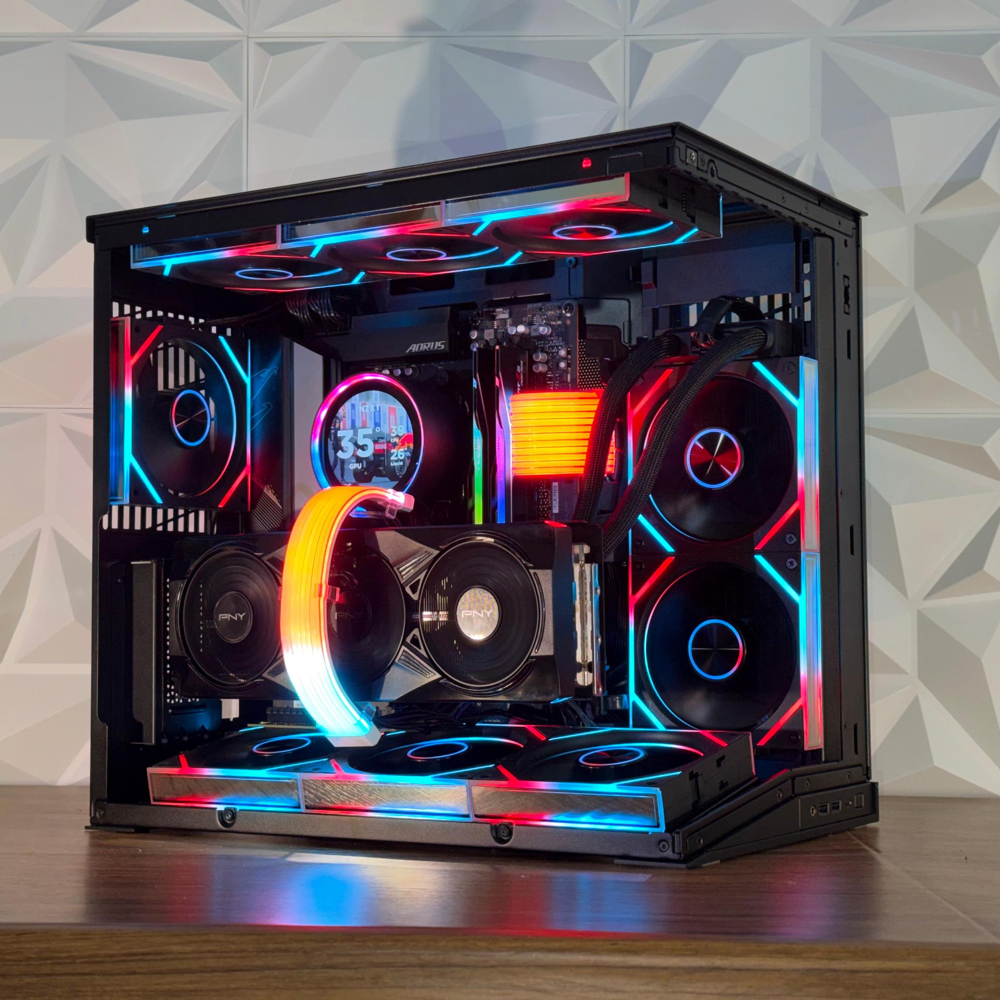 🌑✨RTX 5070 Ti | 9800x3d| 32GB RGB DDR5 | 2TB NVMe | Windows 11 Pro🌑✨"ECLIPSE PRISM” Gaming PC