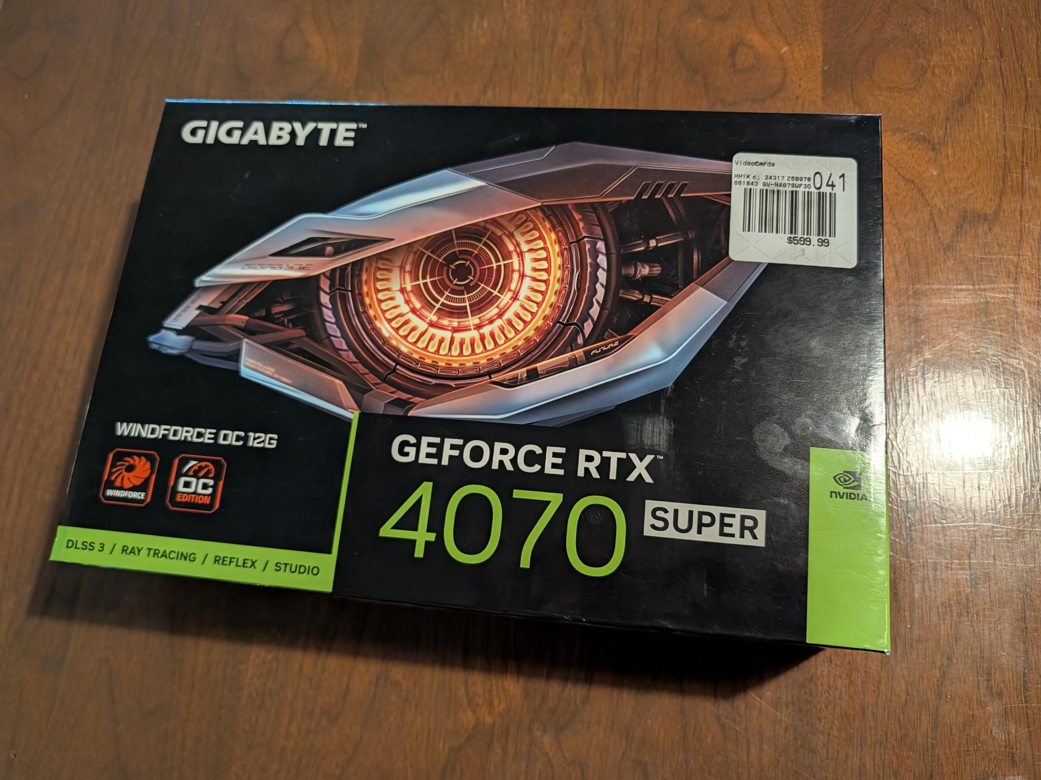 GIGABYTE WINDFORCE OC GeForce RTX 4070 SUPER