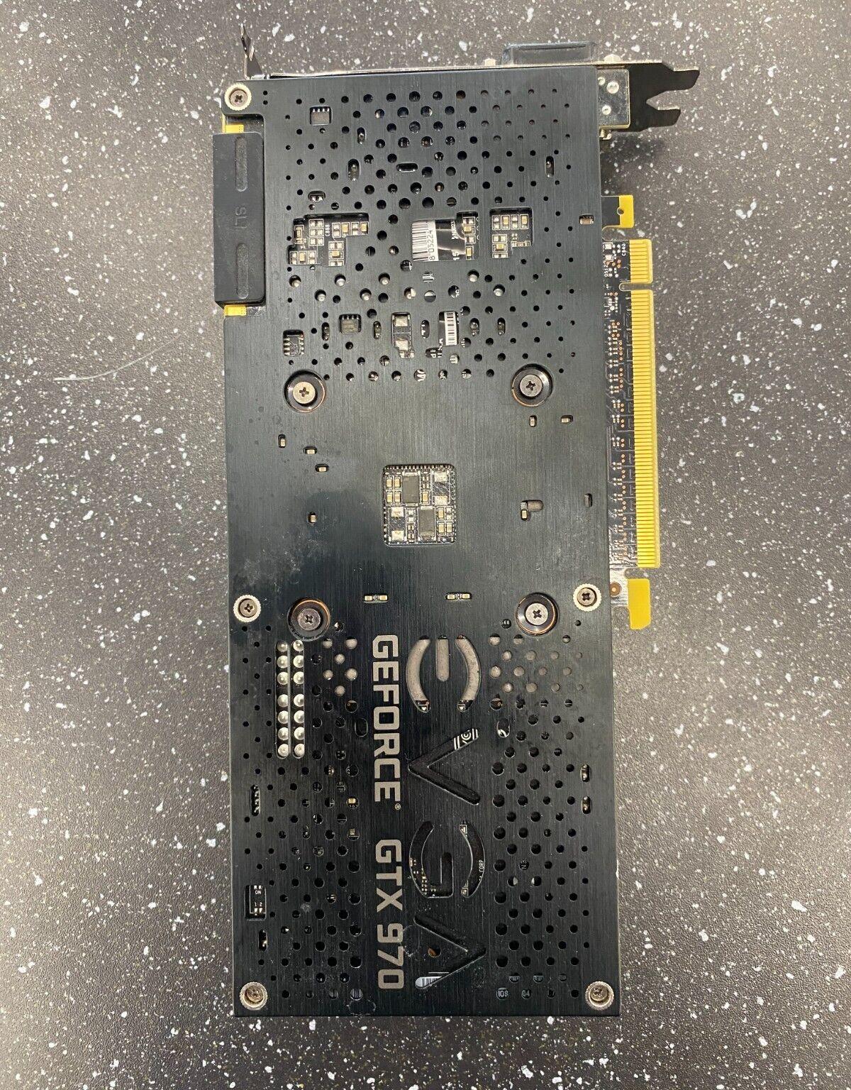 EVGA GeForce GTX 970 SC 4GB GDDR5 PCIE Graphics Card - DVI, HDMI, DisplayPort