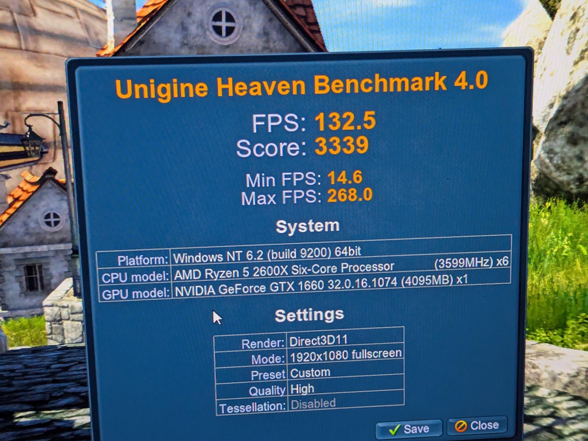 Gaming PC| AMD Ryzen 5 2600X|NVIDIA GTX 1660 6GB |16 GB DDR4 3200|WIFI 6+BT|1 TB SSD|Windows 11 Home
