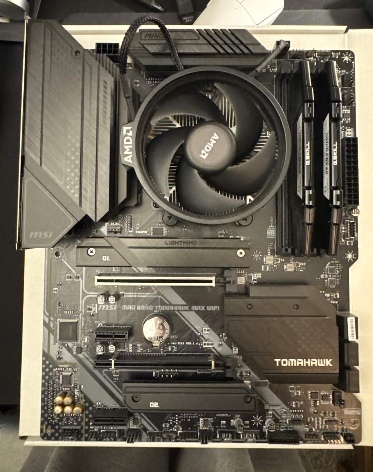 🔥 Ryzen 7 5600G + 16GB DDR4 3200 + B550 tomahawk max wifi Bundle ⚡