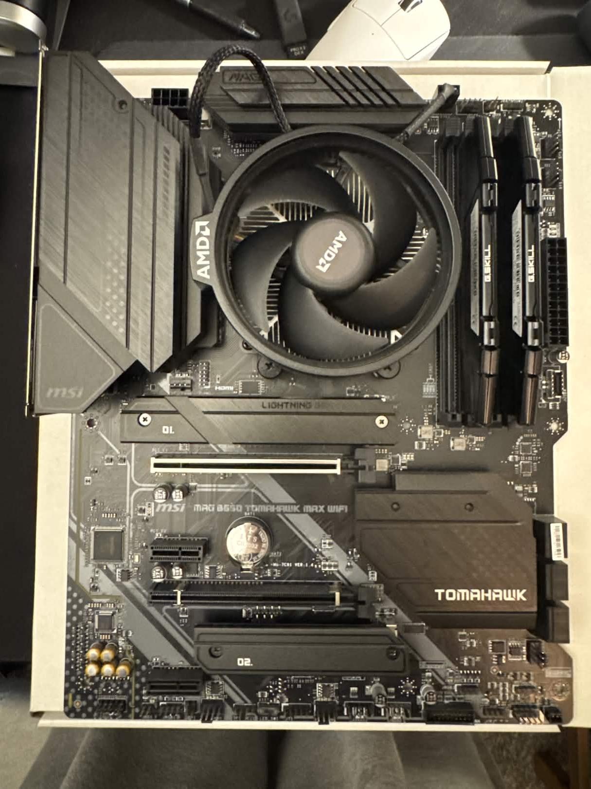 🔥 Ryzen 7 5600G + 16GB DDR4 3200 + B550 tomahawk max wifi Bundle ⚡