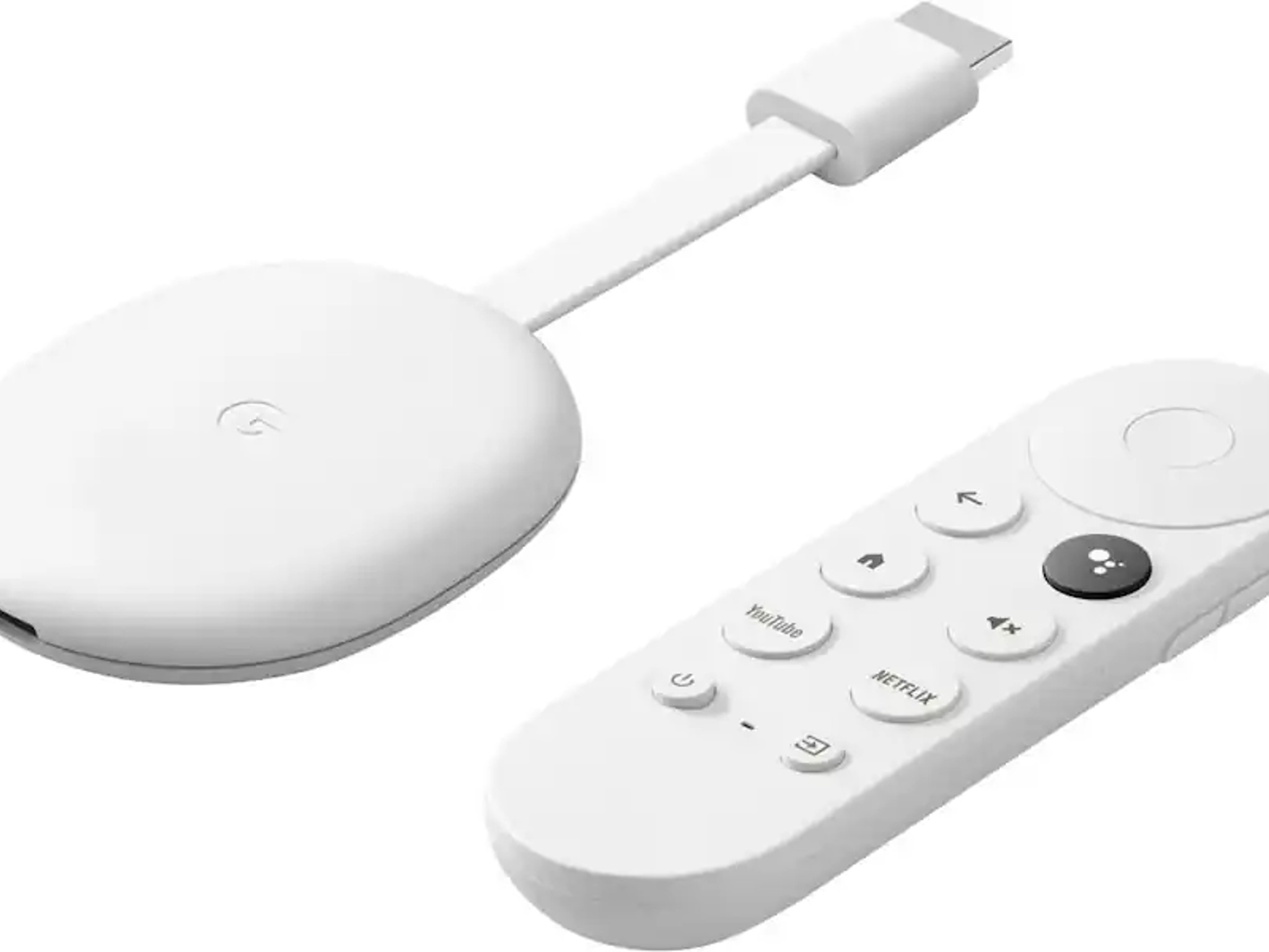 Chromecast with Google TV (4K) - Snow