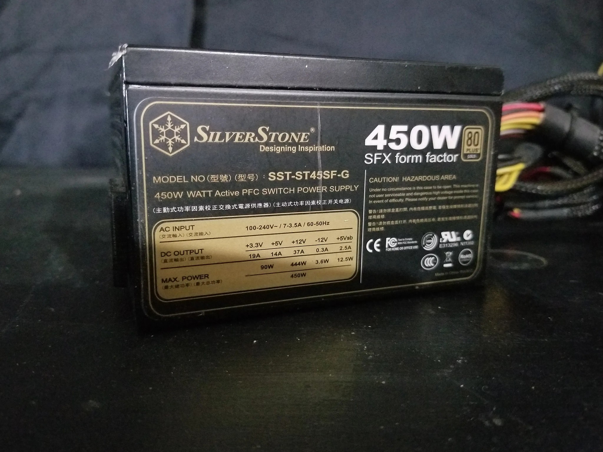 great value/Silverstone sfx 450w power supply/80 plus gold/fully modular