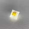 Quality RGB Custom Keyboard - Gateron Milky Yellow + Extras - Purple Hue Keycaps & Coiled Wire