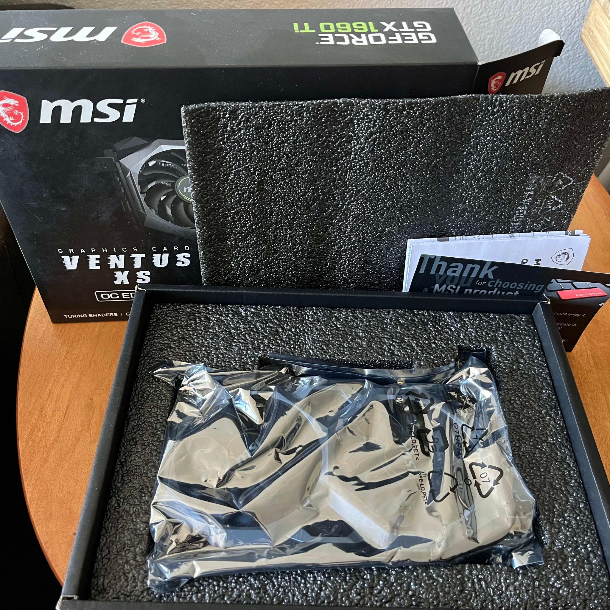 MSI GTX 1660ti Ventus 