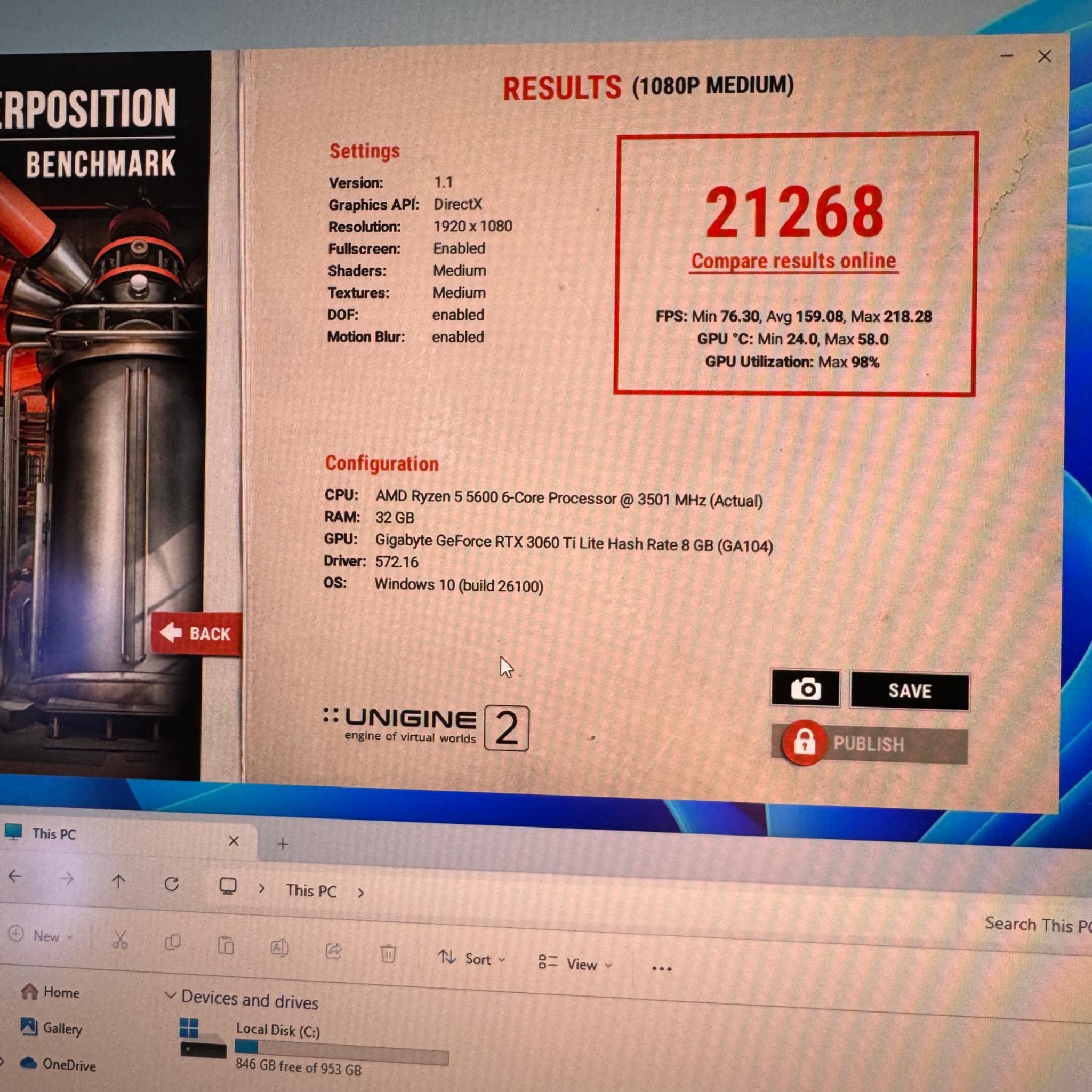 Gaming PC RTX 3060 ti