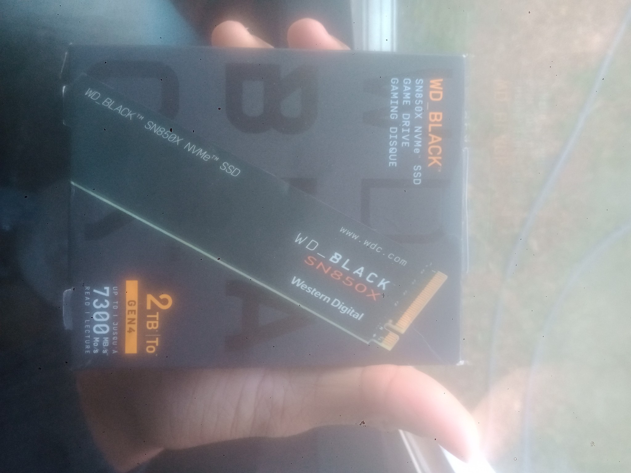 WD black SN850x NVMe SSD 2TB 7300mb/s
