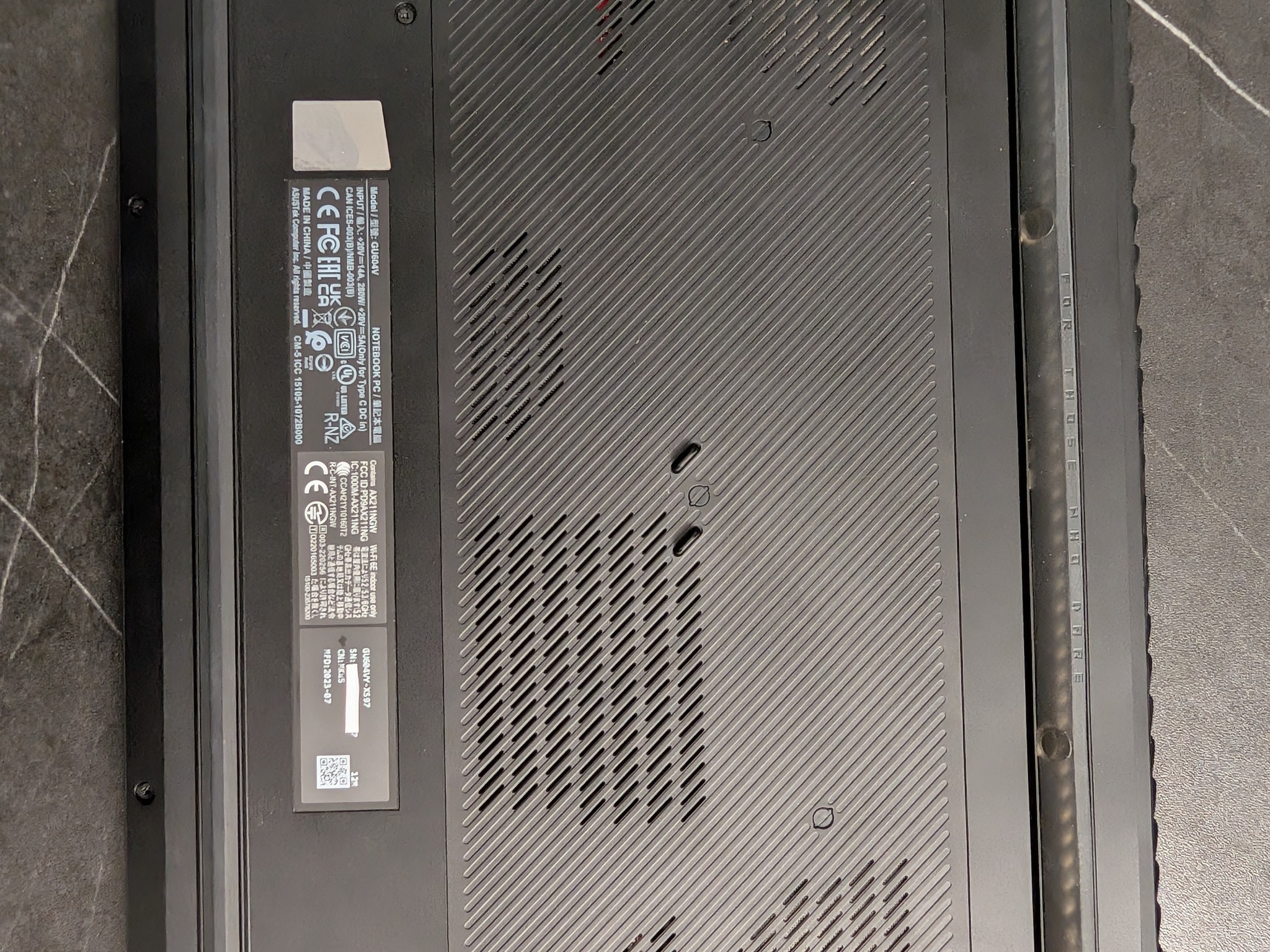 Asus Zephyrus M16 Anime Matrix, 4090, 64G RAM, 2T SSD