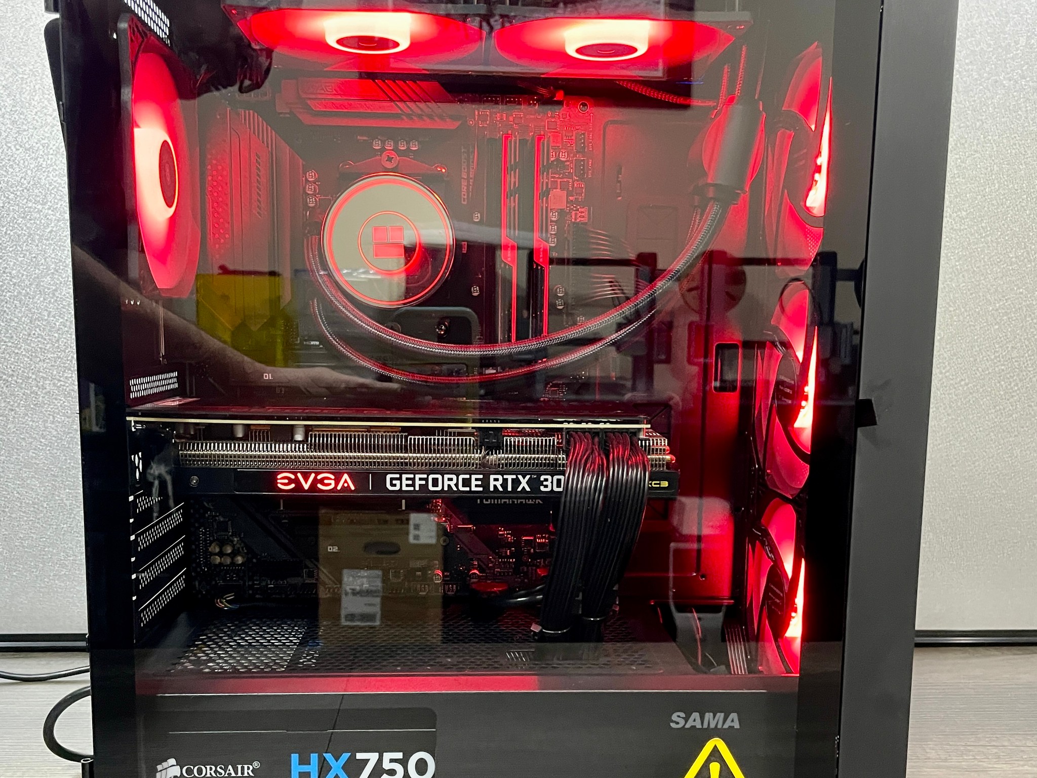 Custom Water-Cooled Gaming PC / Ryzen 9 5900X / RTX 3070 / 32GB / 1TB / Windows 11 Pro