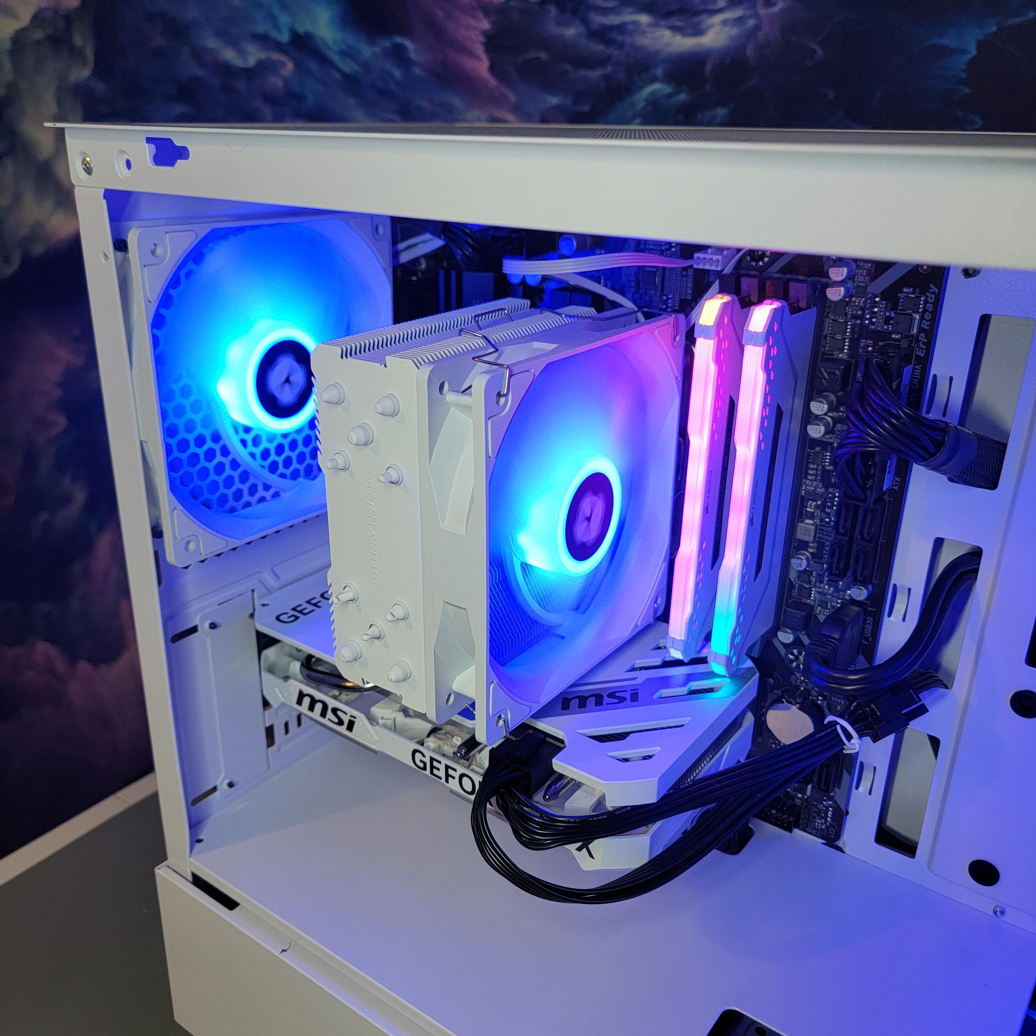 MSI RTX 4060 8GB + Intel Core i7 9700F PC Build #40