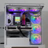 White RTX 5080 Intel Core Ultra 7 265kf Gaming PC