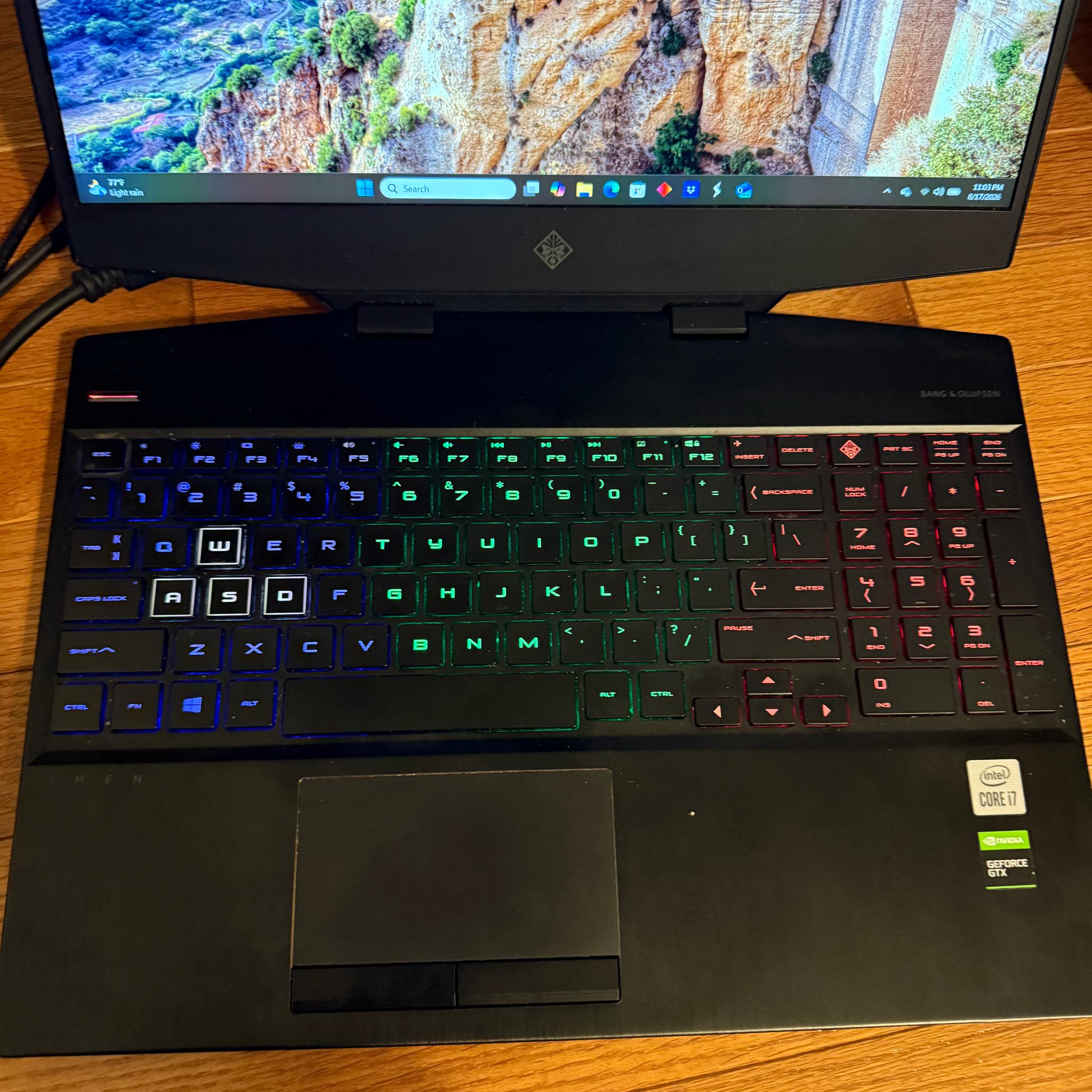 HP OMEN 15-dh1070wm Gaming Laptop i7-10750H GTX 1660 Ti 8GB 1.14TB 15" Win 11