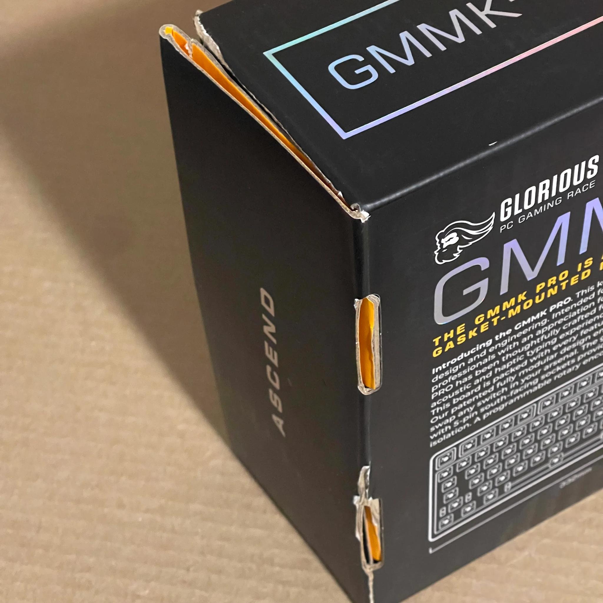 Glorious GMMK Pro Barebones Premium Black Slate Keyboard
