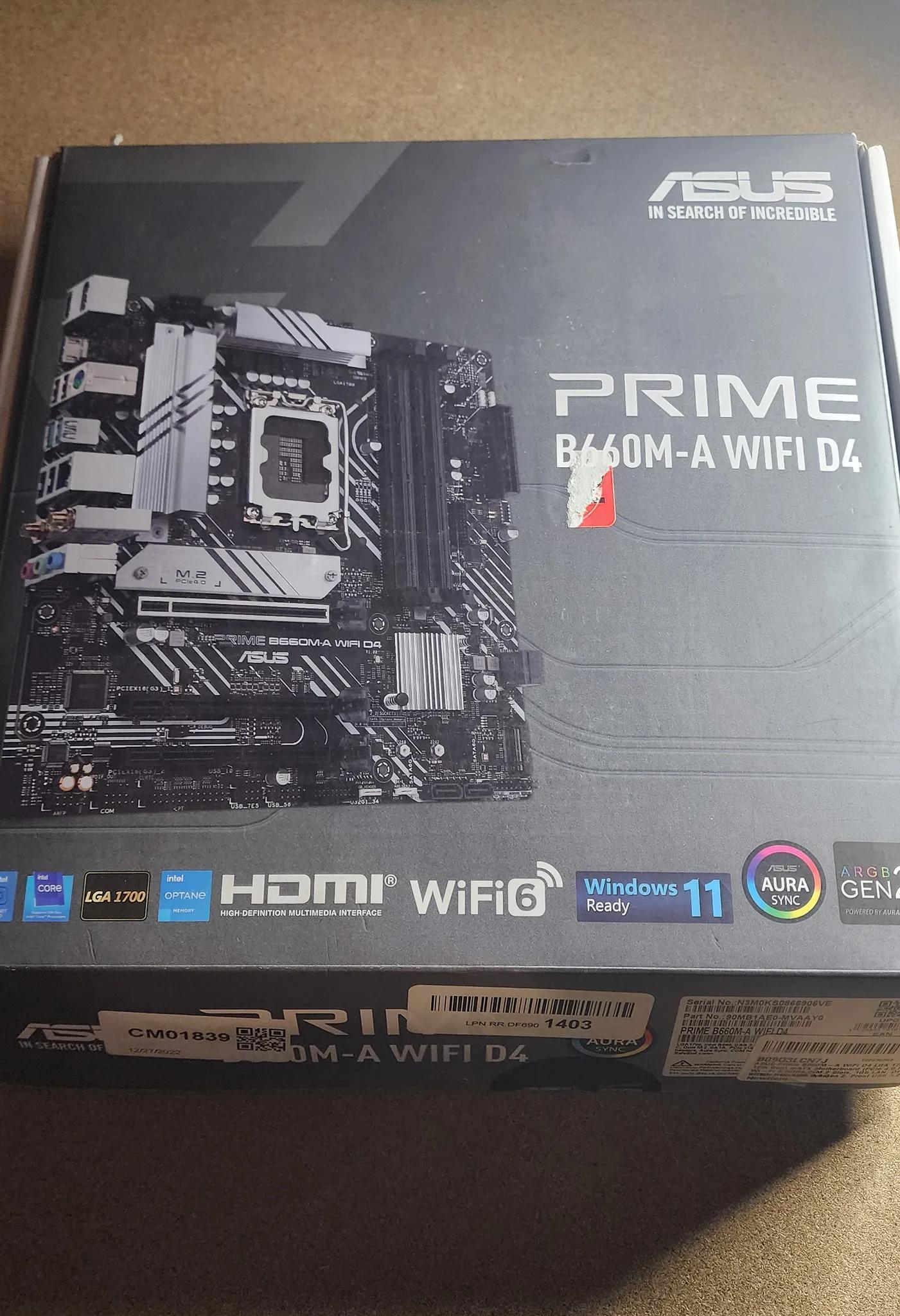 Asus Prime B660M-A