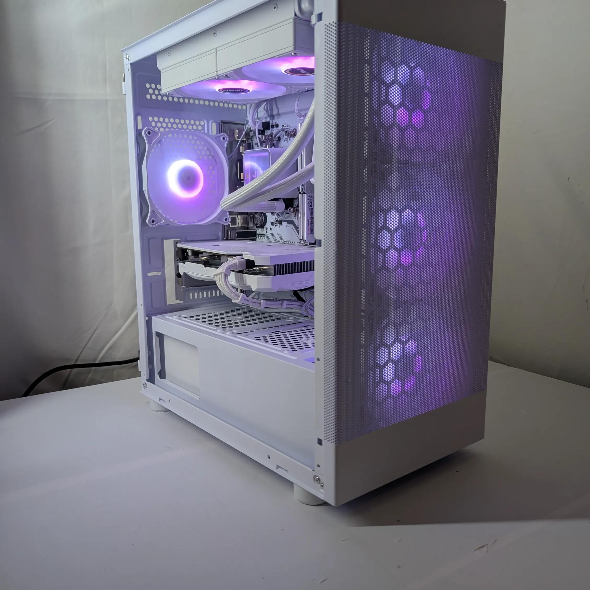 🔥 White Gaming PC – RTX 4060 | Ryzen 5 3600 | 32GB RAM | 1TB NVMe | Wi-Fi & Bluetooth 🔥