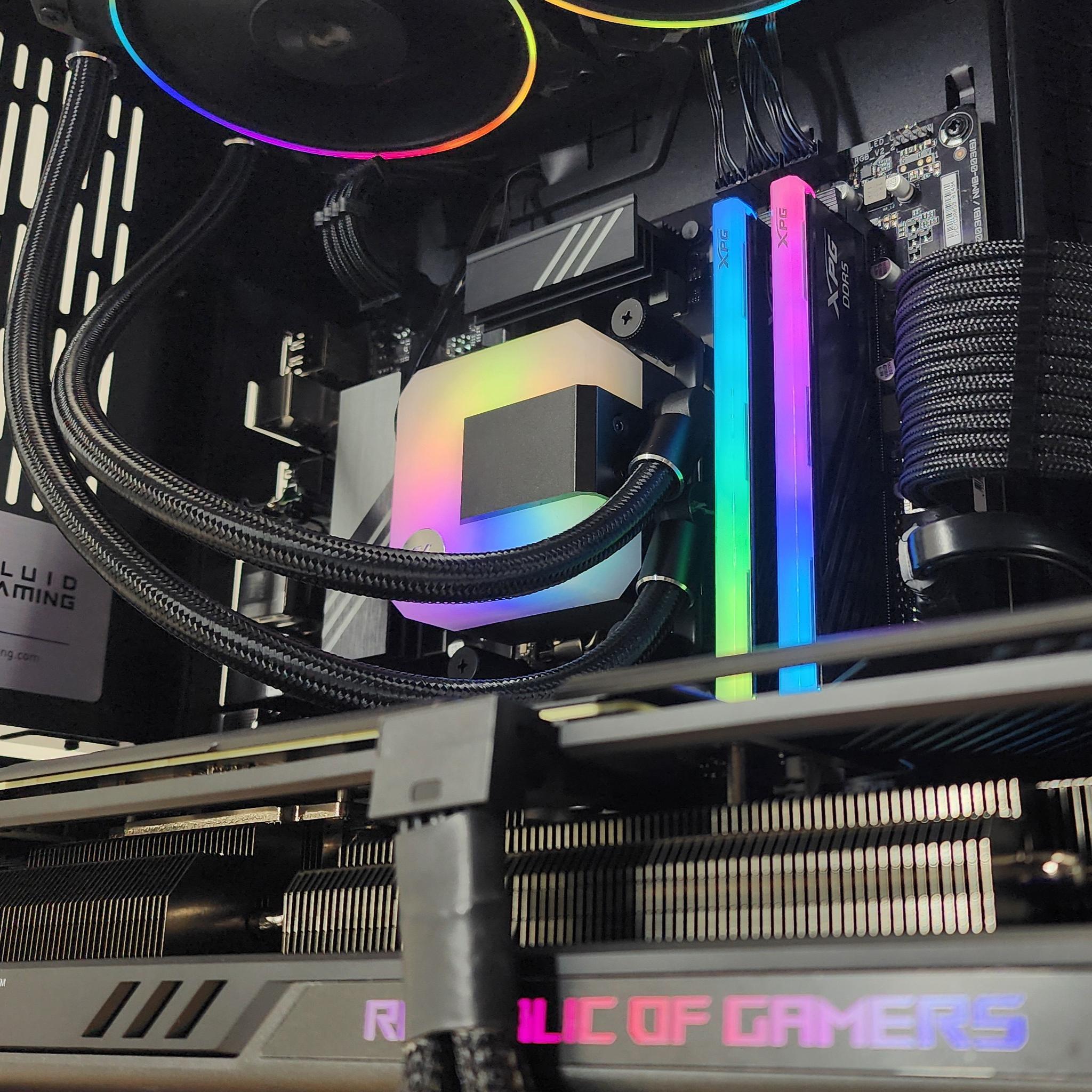 Gaming PC Ryzen 7 9700X 32GB RAM 2TB SSD RTX 4070 Ti 12GB Windows 11 Computer