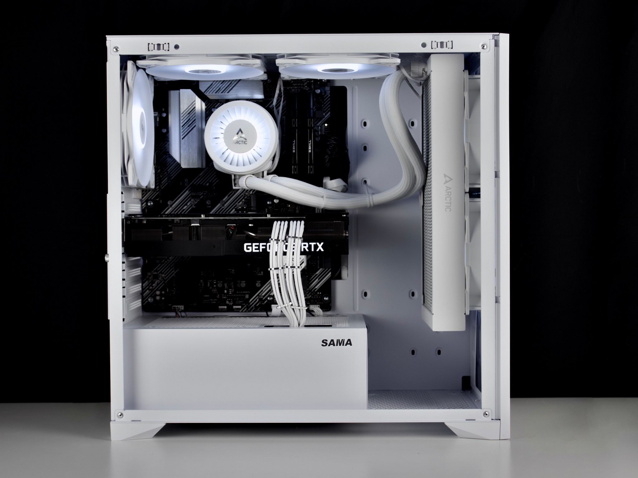 ❄️🧊💎- Whiteout 1440P Gaming PC | RTX 3080, Ryzen 7 5800X, 32GB RAM, 1TB NVMe SSD ❄️🧊💎