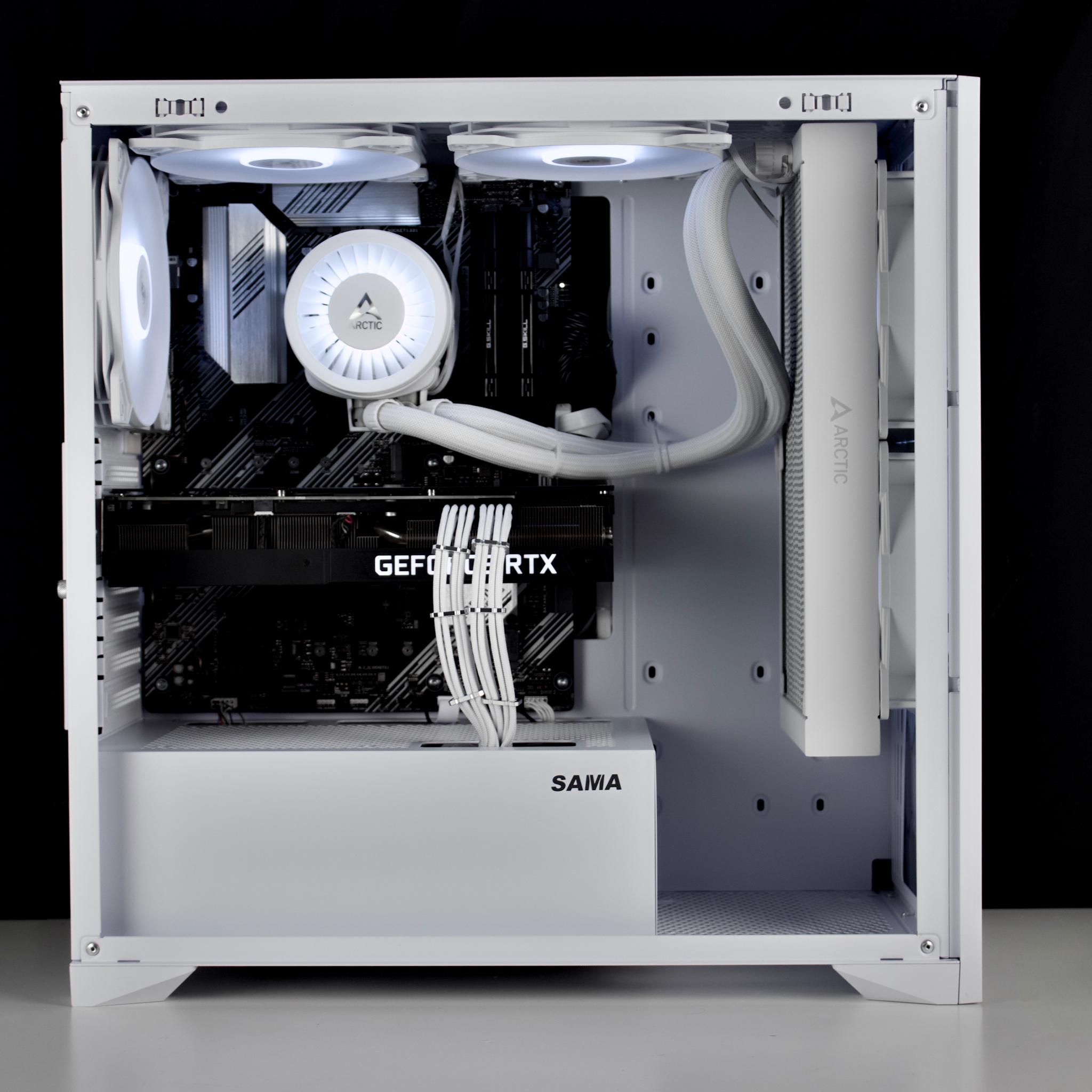 ❄️🧊💎- Whiteout 1440P Gaming PC | RTX 3080, Ryzen 7 5800X, 32GB RAM, 1TB NVMe SSD ❄️🧊💎