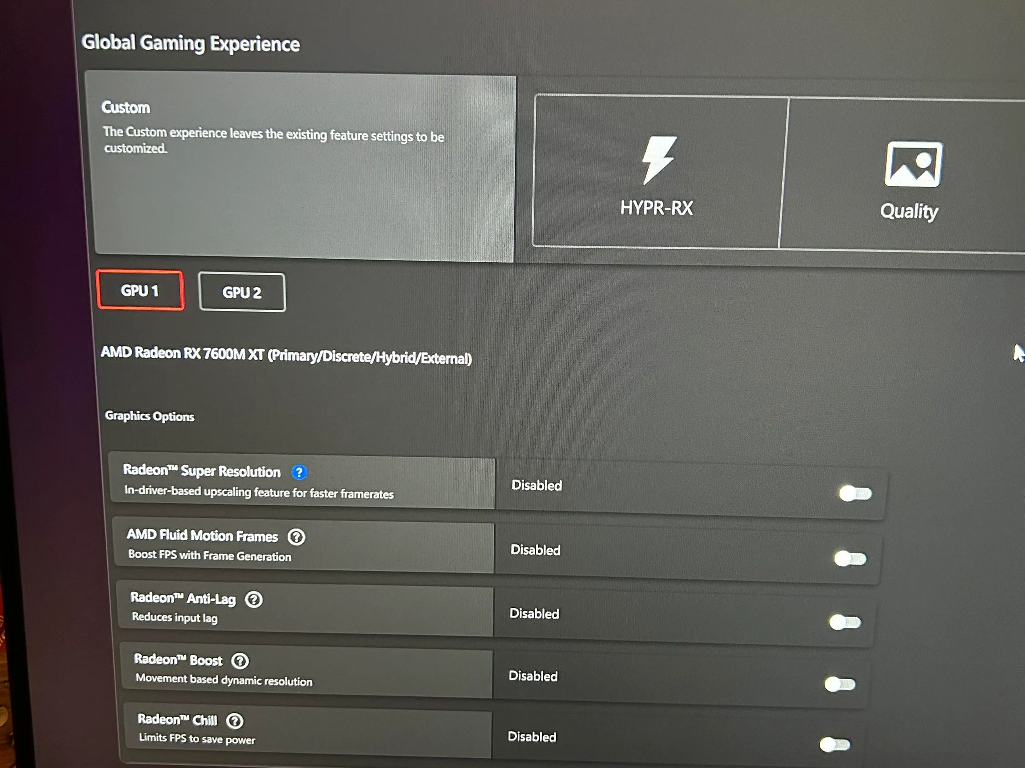 onexgpu 7600M XT egpu