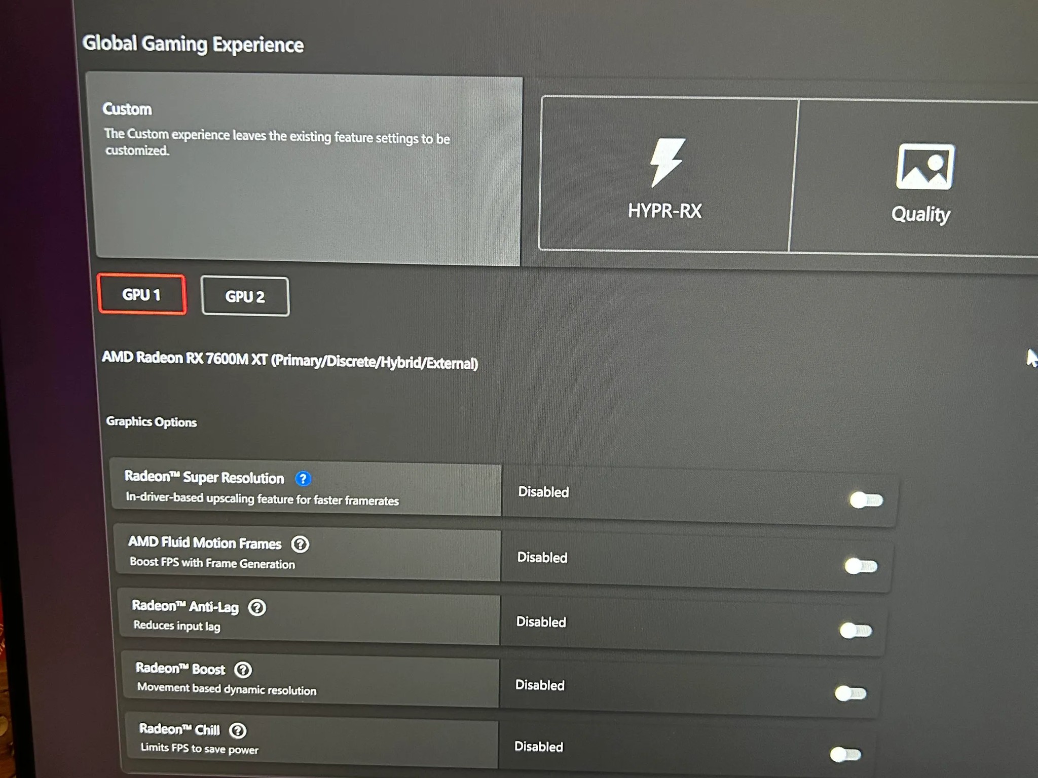 onexgpu 7600M XT egpu