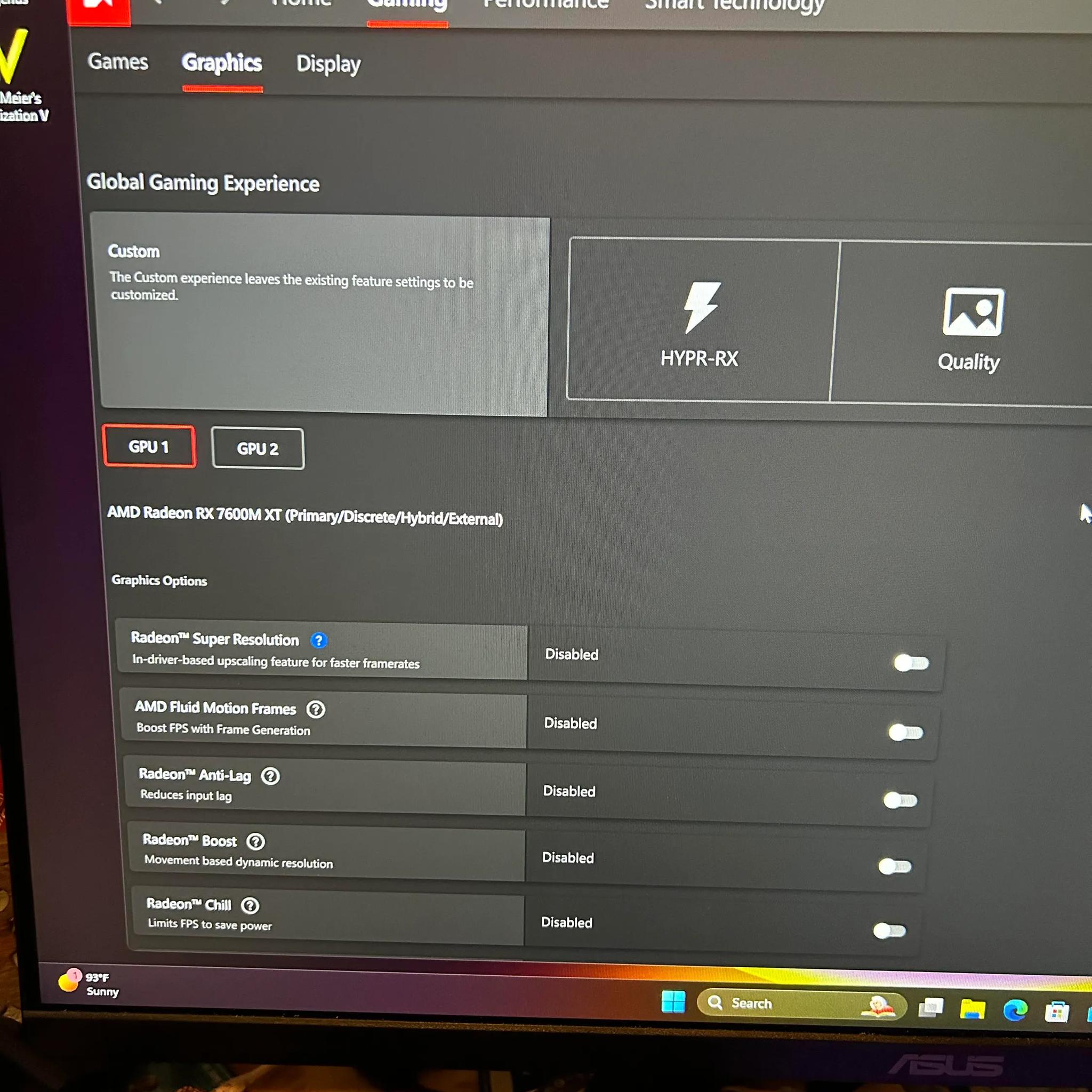 onexgpu 7600M XT egpu