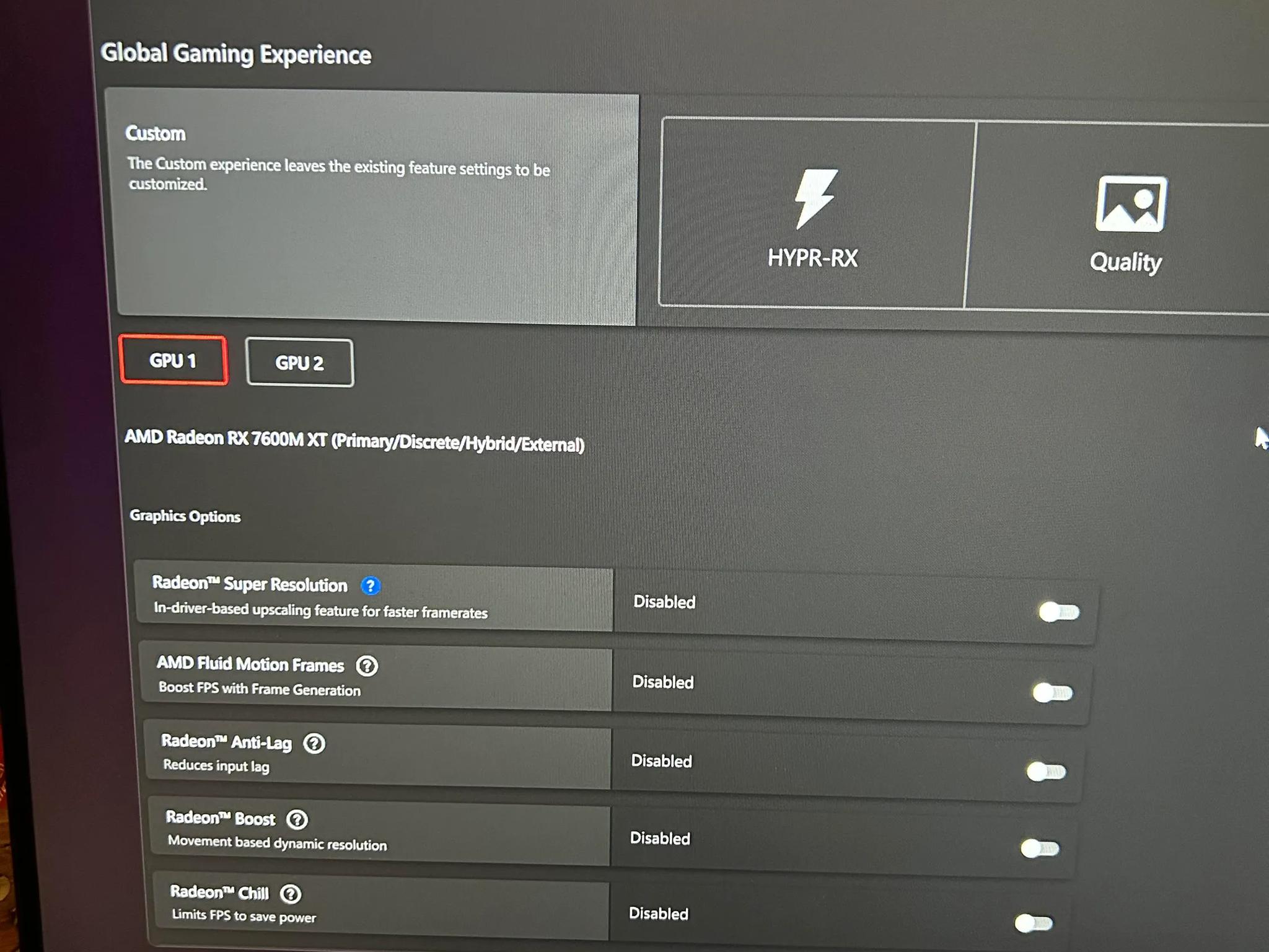 onexgpu 7600M XT egpu