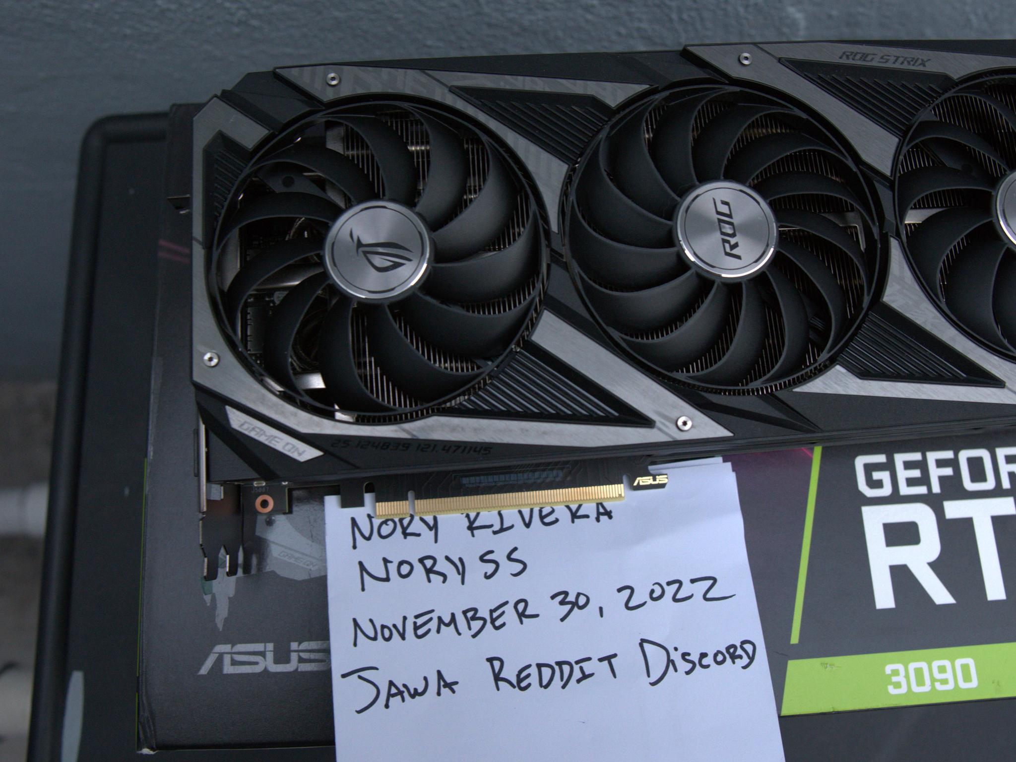 Asus Strix RTX 3090 OC NEw Open Box