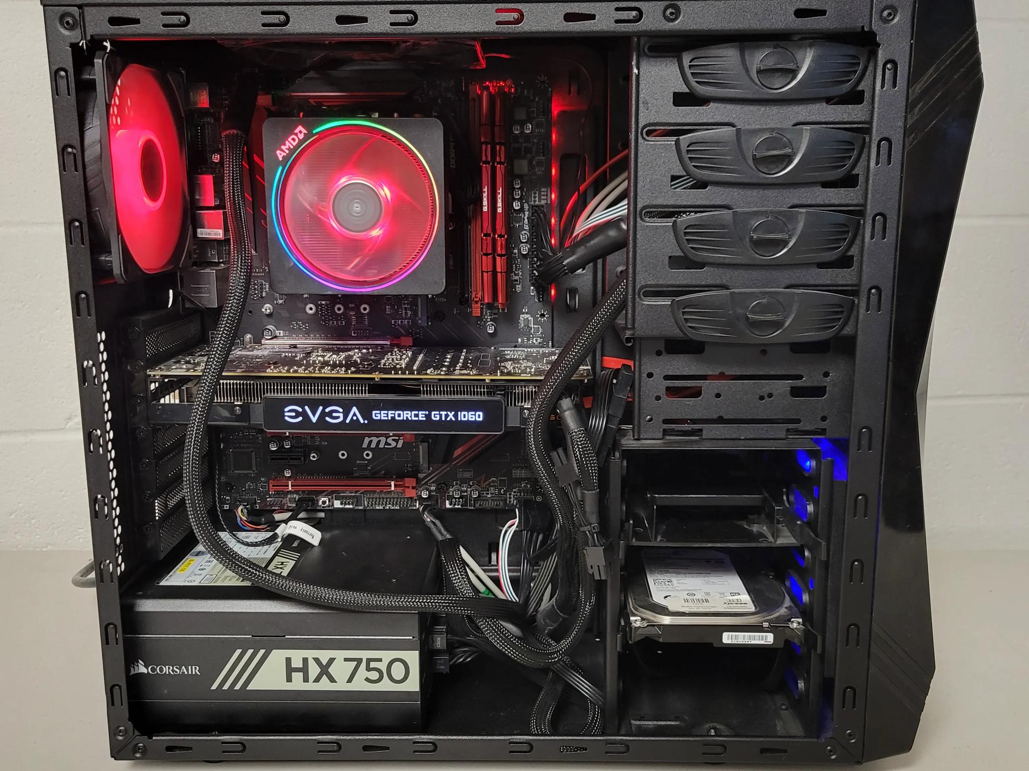 🥊🎱GTX 1060 6GB Black Gaming PC🥊🎱 (RYZEN 7 2700X//GTX 1060 6gb)