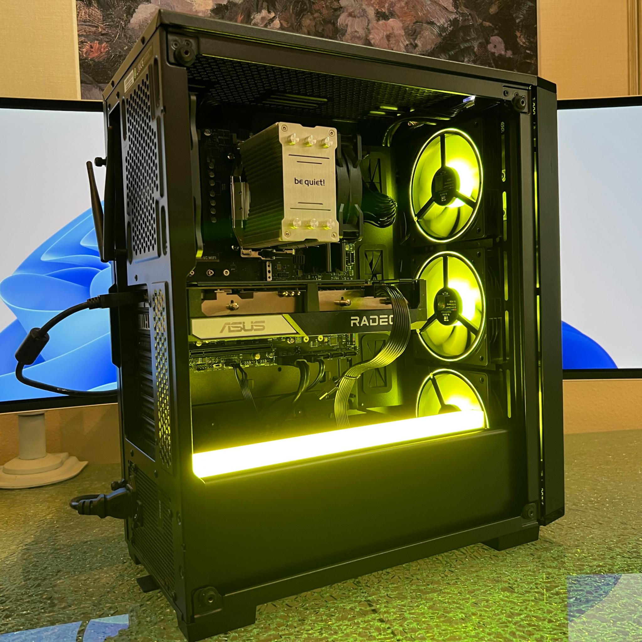 Corsair RGB AMD Custom Gaming PC | Ryzen 5 5600G | RX 6600 | 32 GB 3200MHz RAM | 500 GB SSD