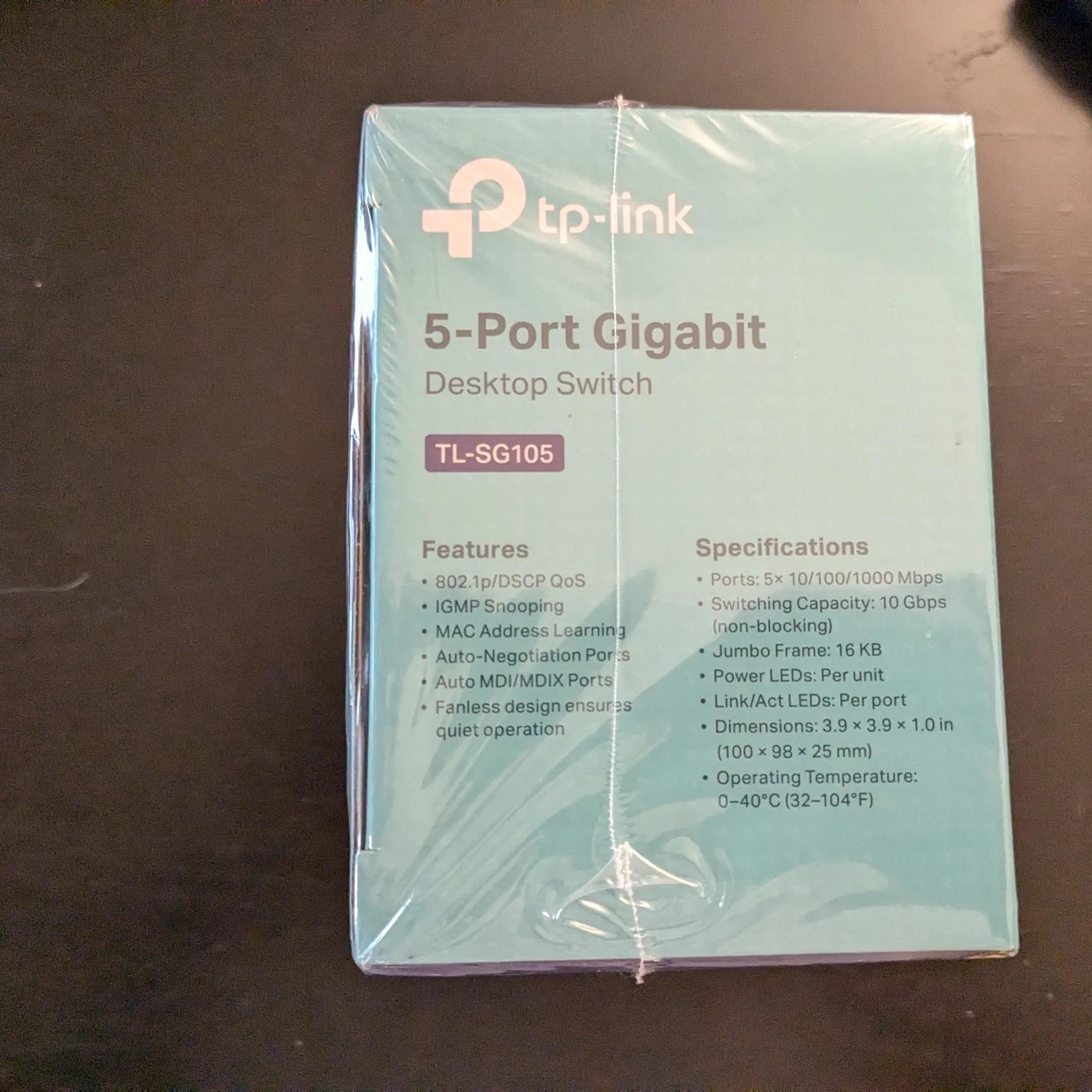 5-Port Gigabit Desktop Network Switch - TP-LInk TL-SG105