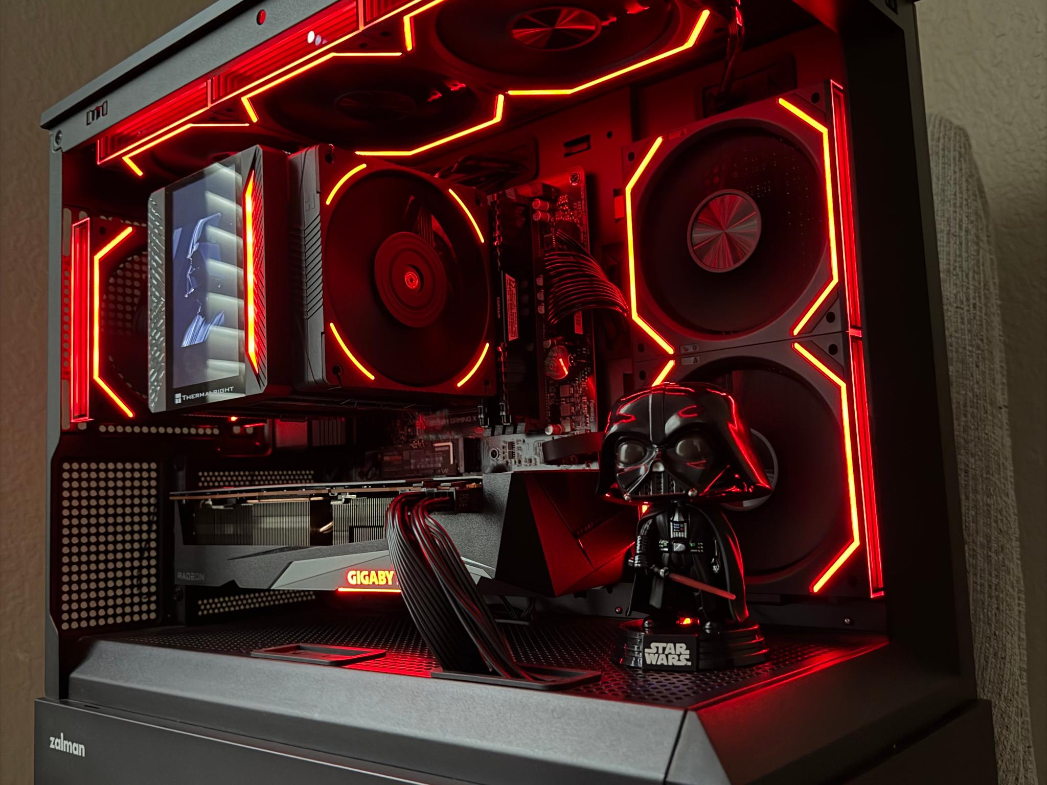 🔥 Darth Vader Themed Gaming PC – RX 6800 XT | 1440p/4K Beast 🔥