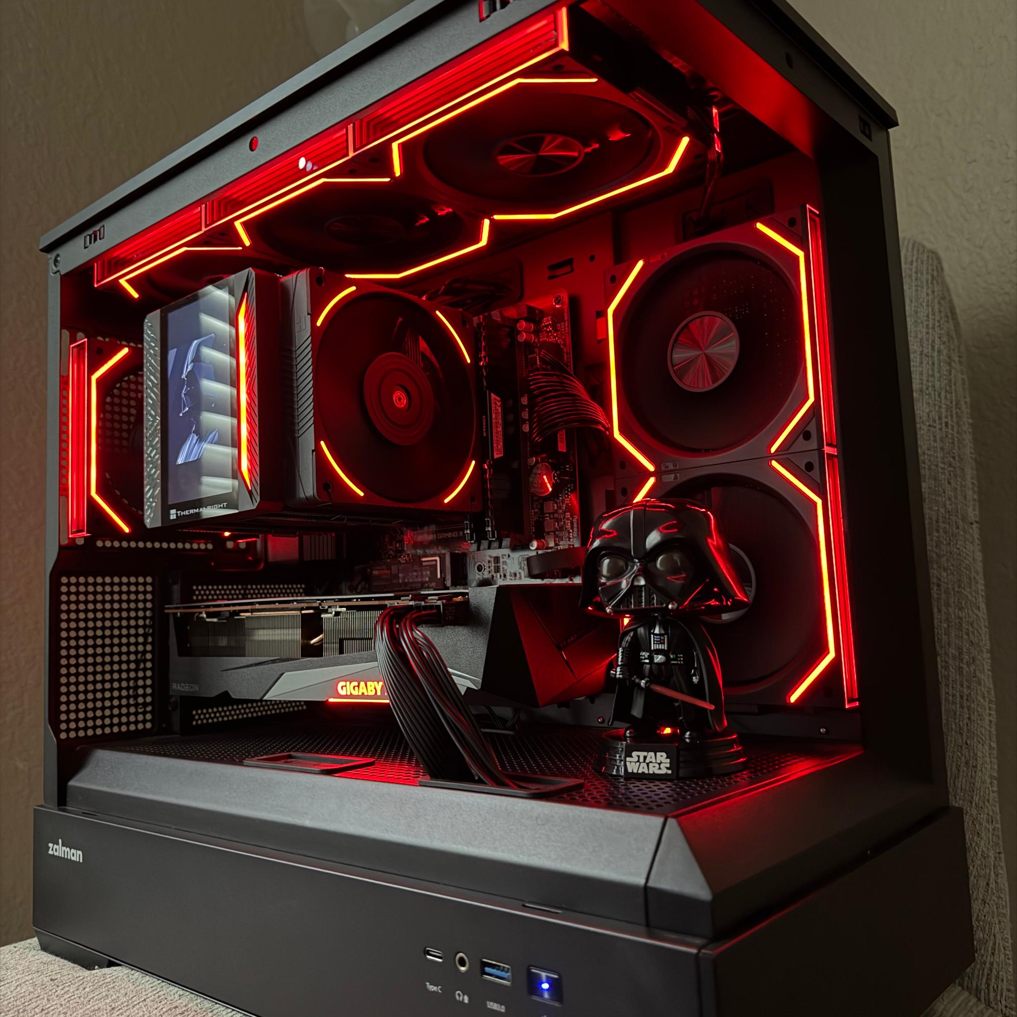 🔥 Darth Vader Themed Gaming PC – RX 6800 XT | 1440p/4K Beast 🔥