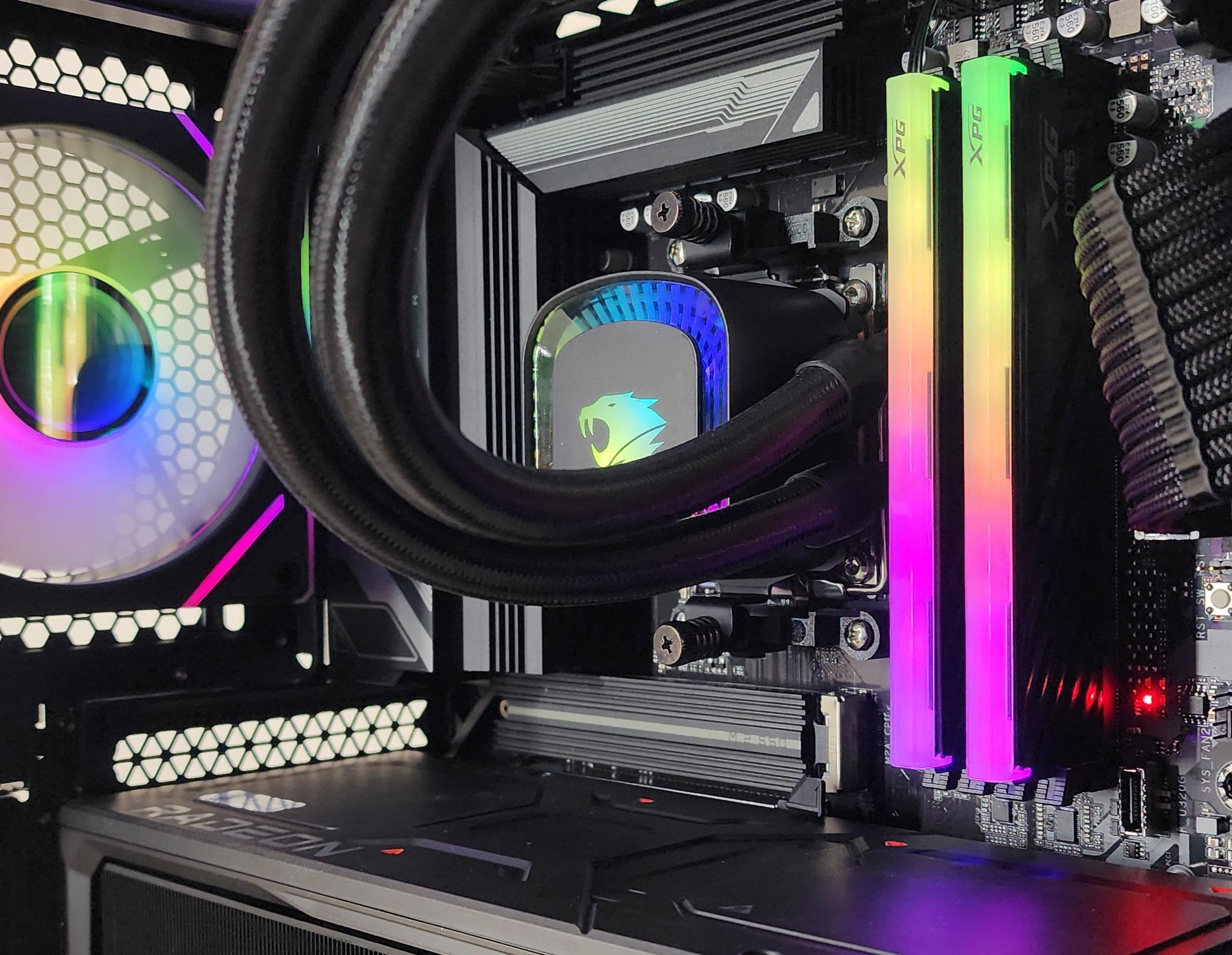 Gaming PC Ryzen 9 7900X 32GB RAM 1TB SSD RX 7900 XT 20GB Windows 11 Computer