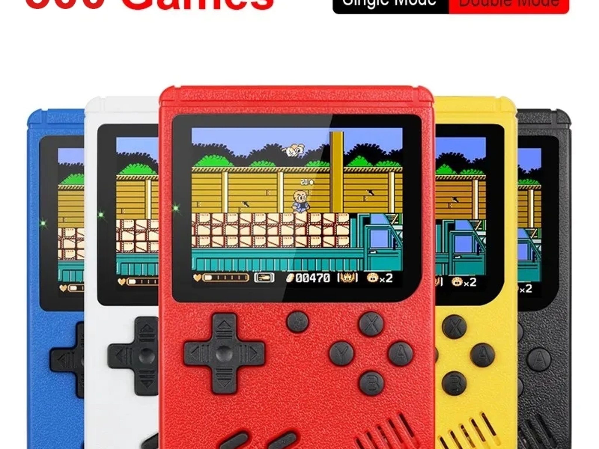 Retro Portable Gaming Handheld - Random Color!!