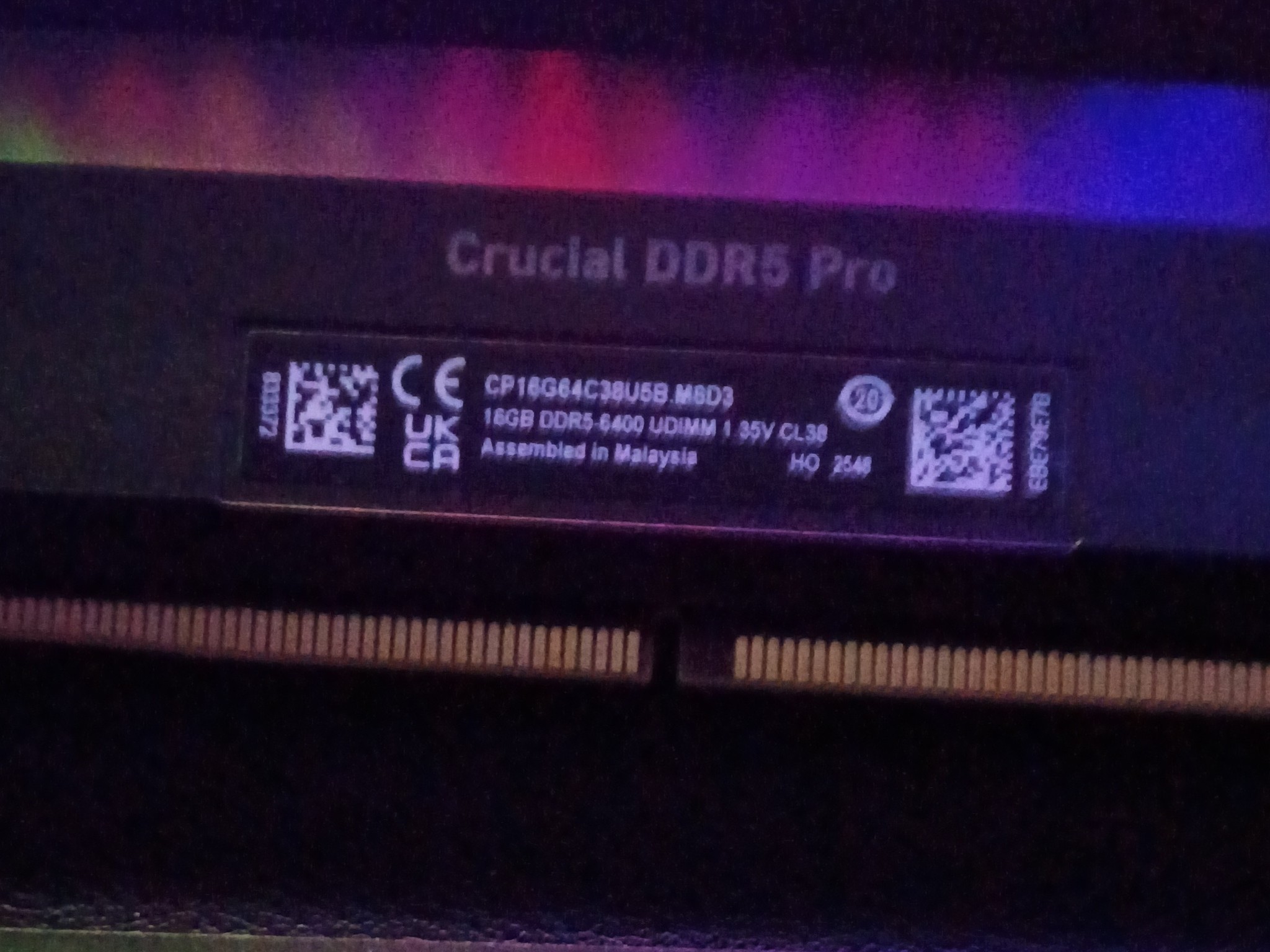 Crucial Pro Overclocking 16GB DDR5-6400 (1x16GB)