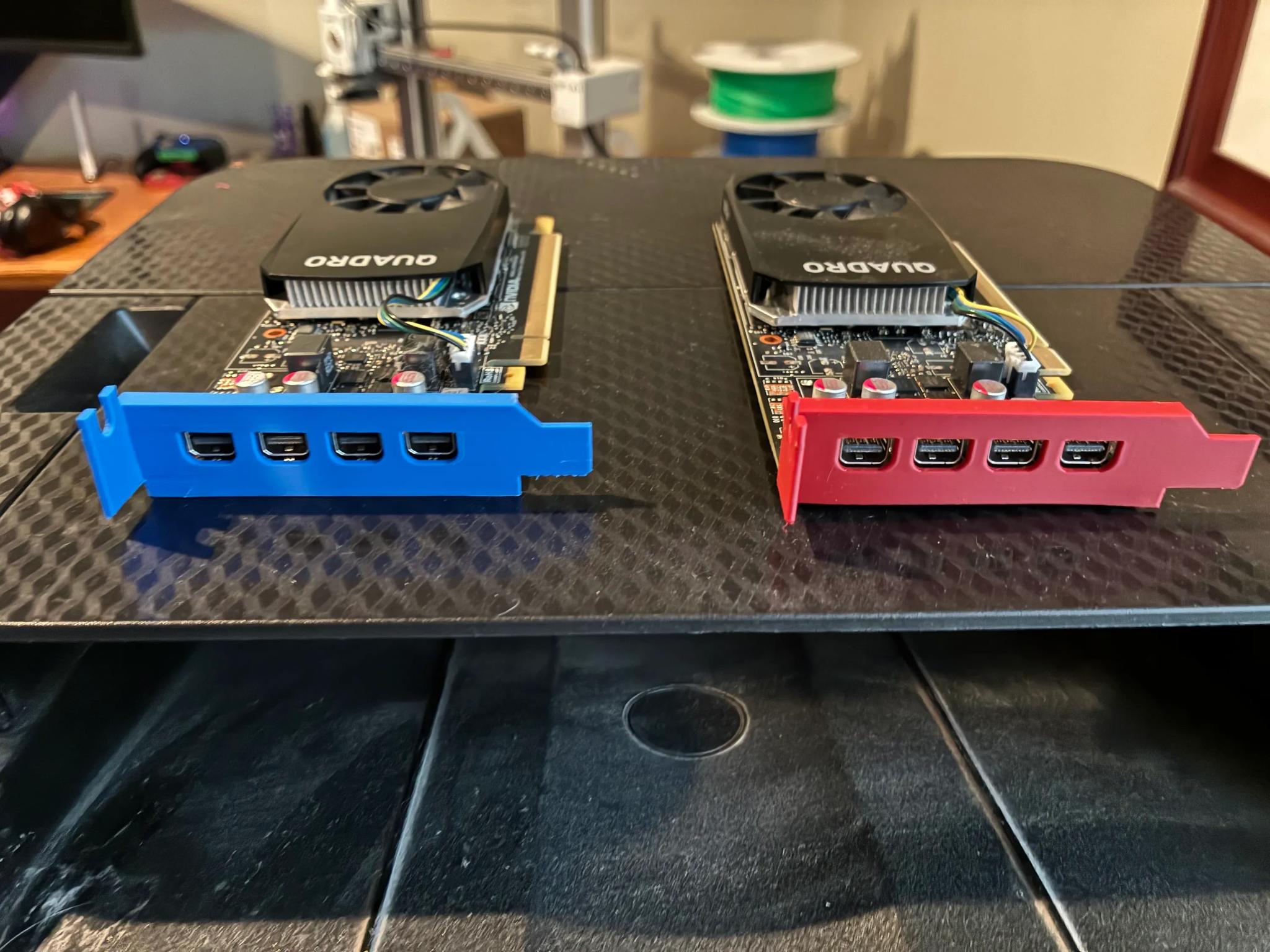 Nvidia Quadro P1000 - Bracket Details Inside