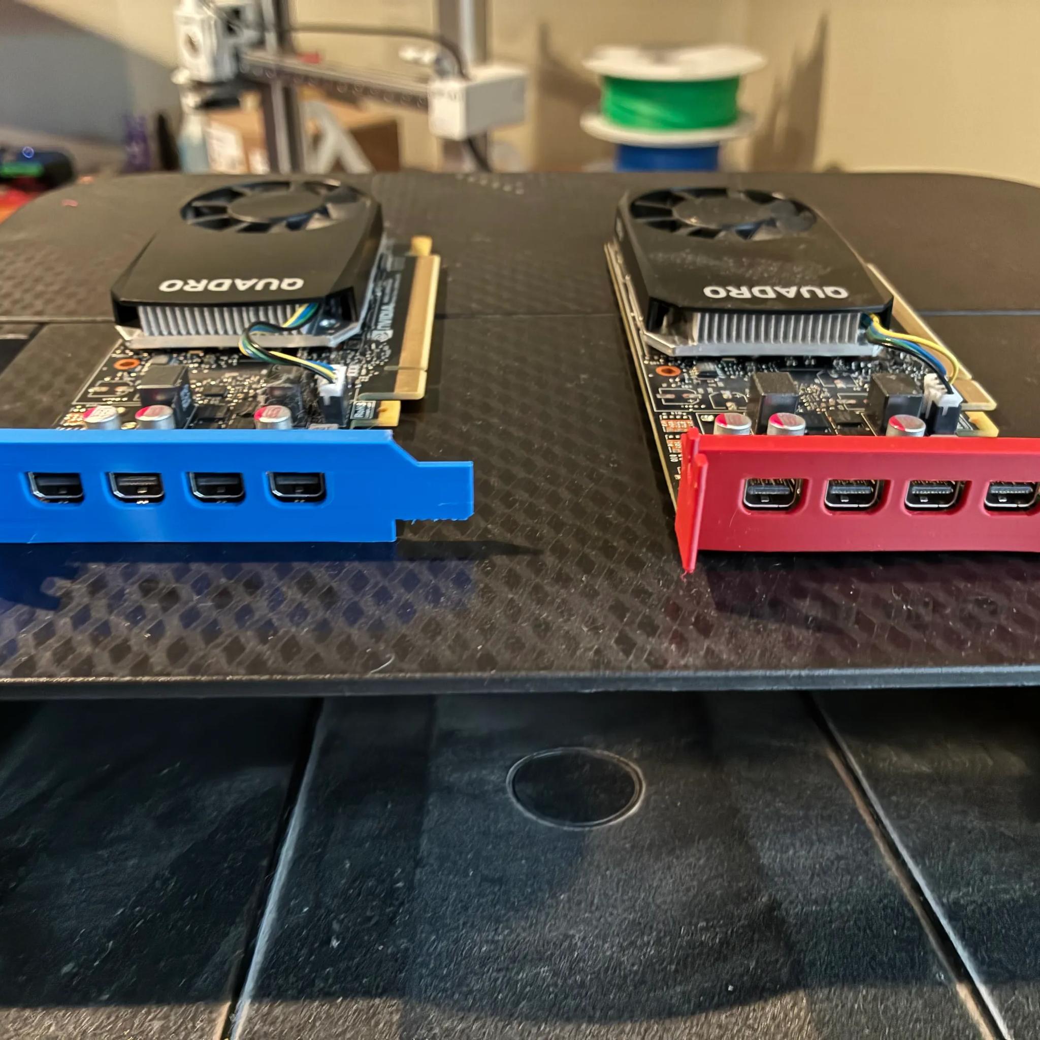 Nvidia Quadro P1000 - Bracket Details Inside