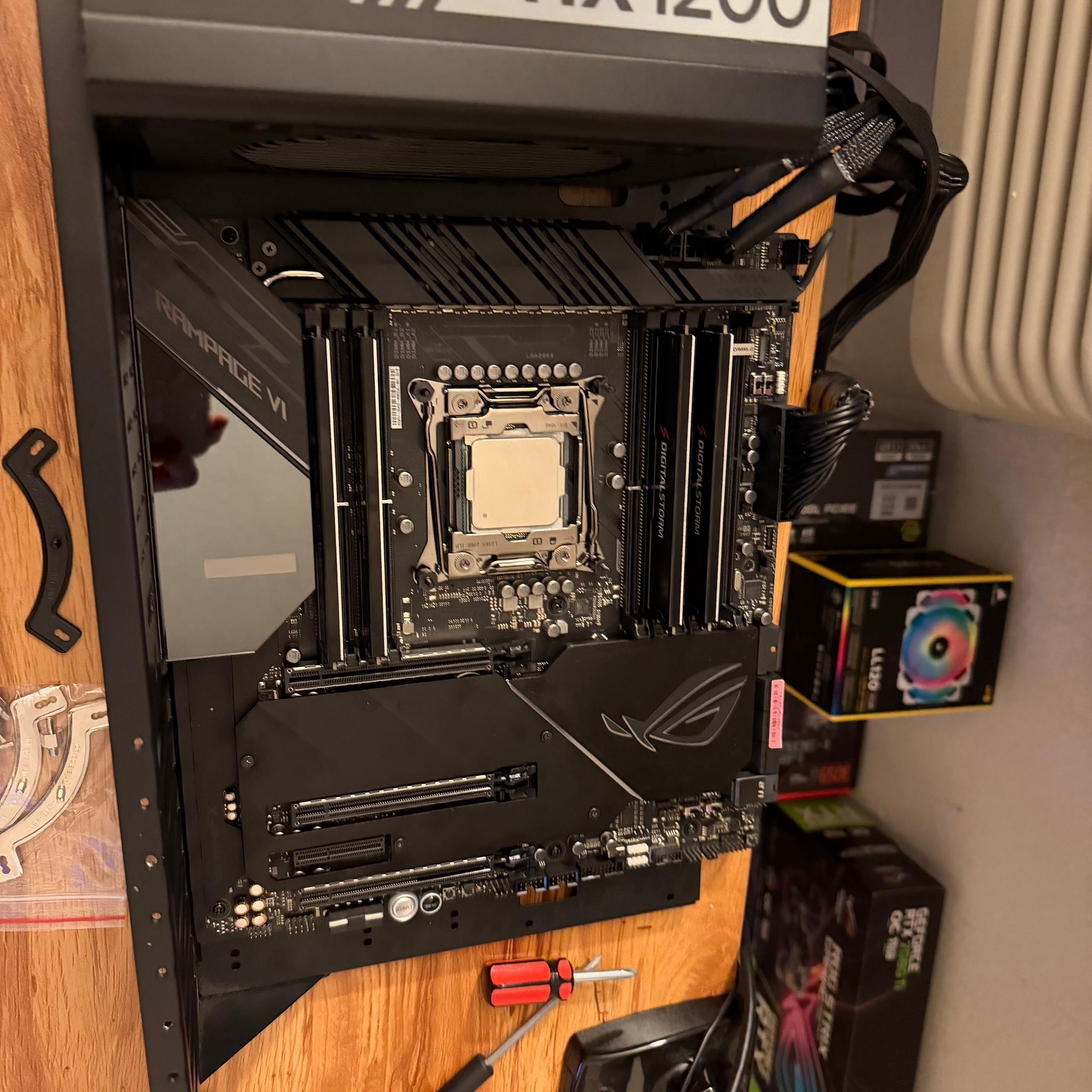 i9-10980XE + 64GB DDR4 + 500GB NVME SSD + ROG RAMPAGE VI OMEGA