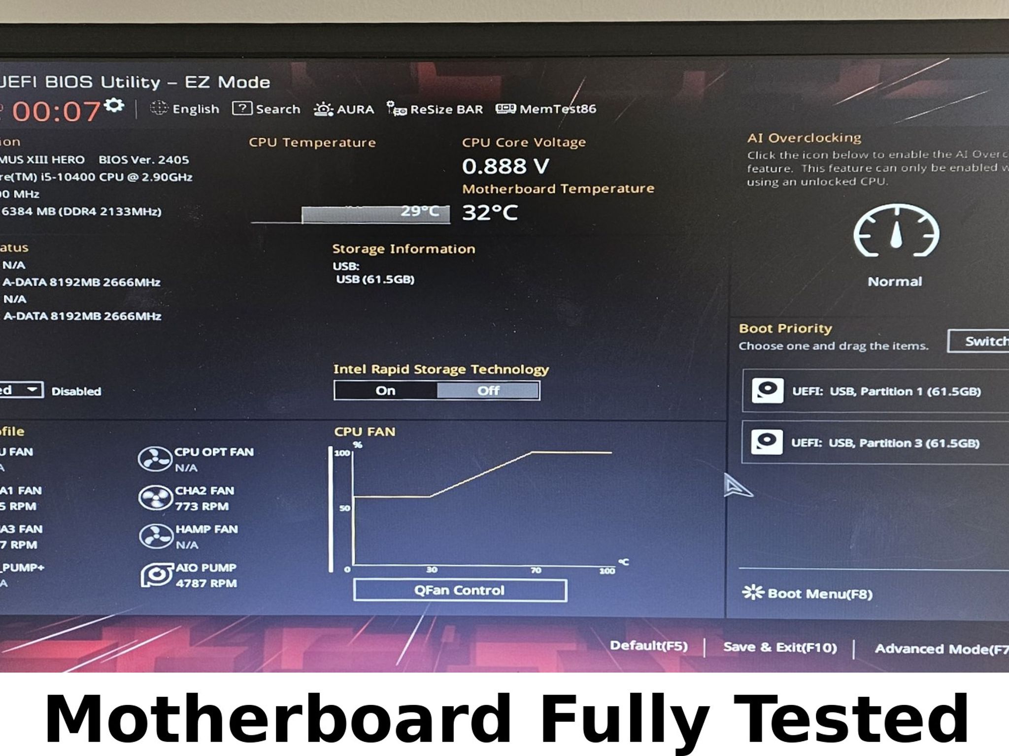 ASUS Z590 ROG MAXIMUS XIII HERO DDR4 ATX Motherboard