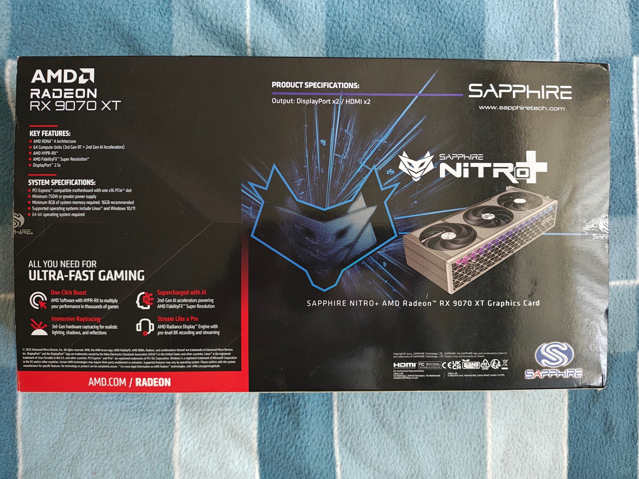 SAPPHIRE NITRO+ Radeon RX 9070 XT - New, Open Box
