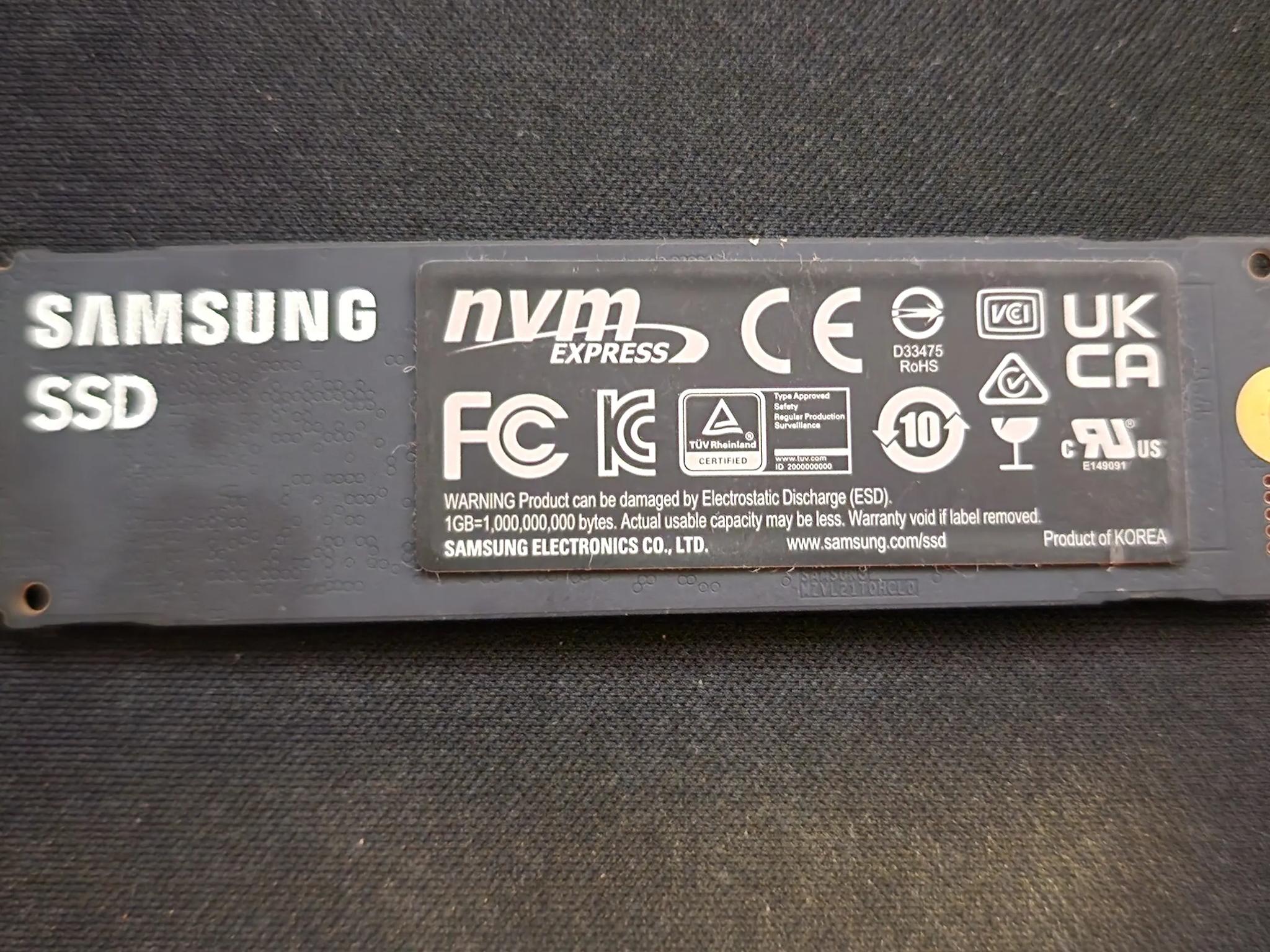 Samsung 980 PRO PCIe® 4.0 NVMe® SSD 1TB
